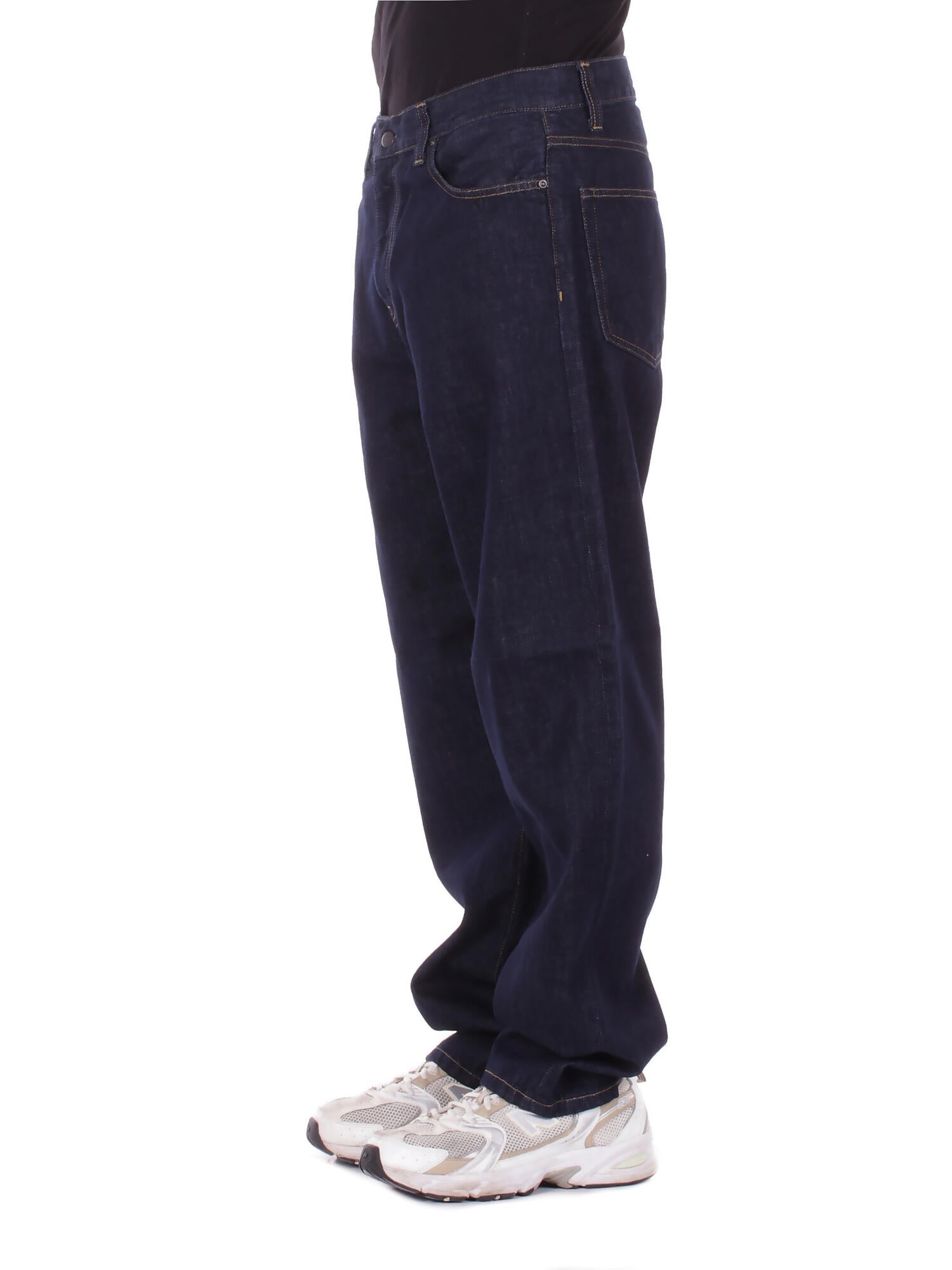 CARHARTT WIP Uomo Jeans I036728 0102 Aaron pant camano Blue rinsed