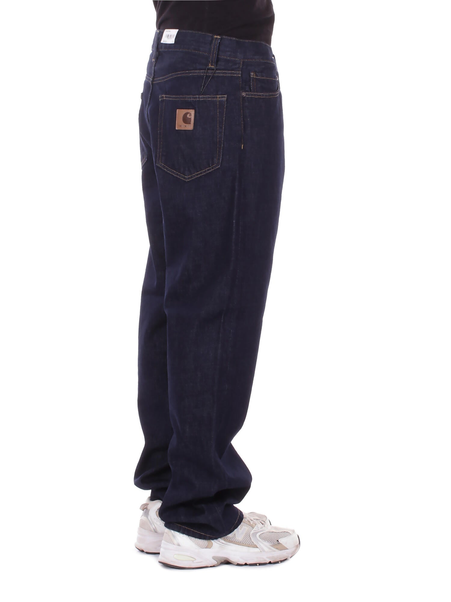 CARHARTT WIP Uomo Jeans I036728 0102 Aaron pant camano Blue rinsed
