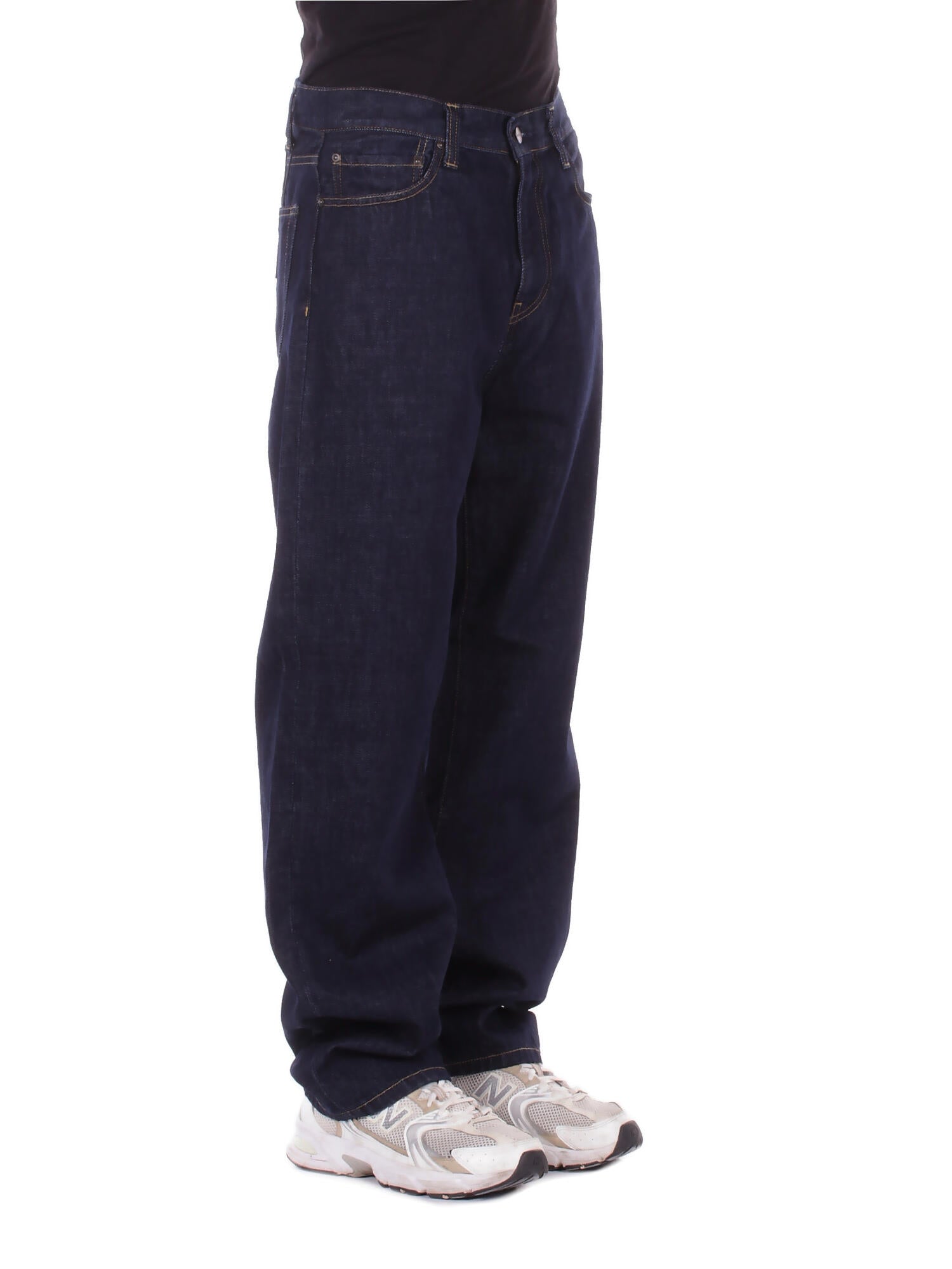 CARHARTT WIP Uomo Jeans I036728 0102 Aaron pant camano Blue rinsed