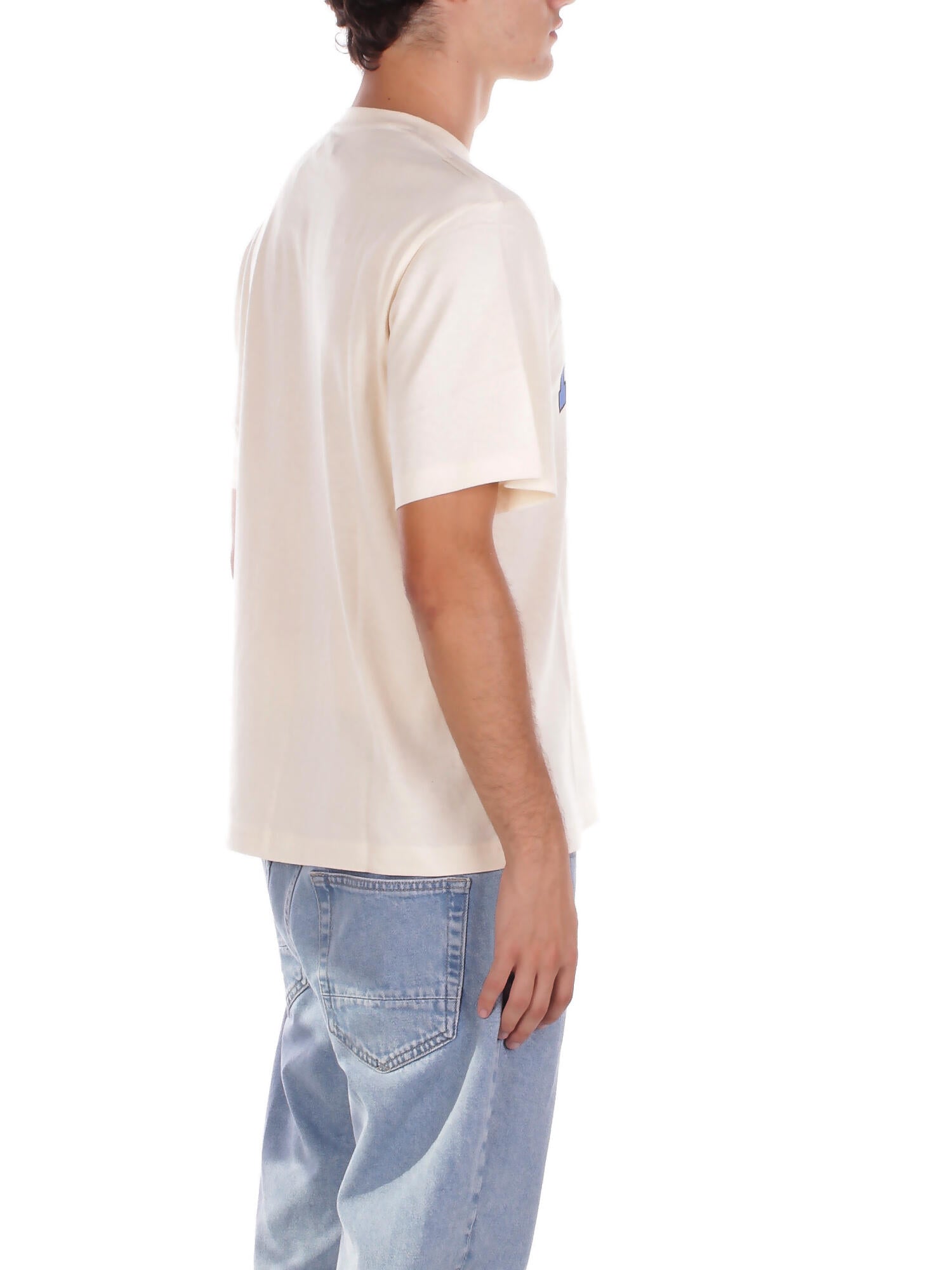 MARKET Uomo T-shirt F5MKMATH008 012 Jersey t-shirt man Ecru