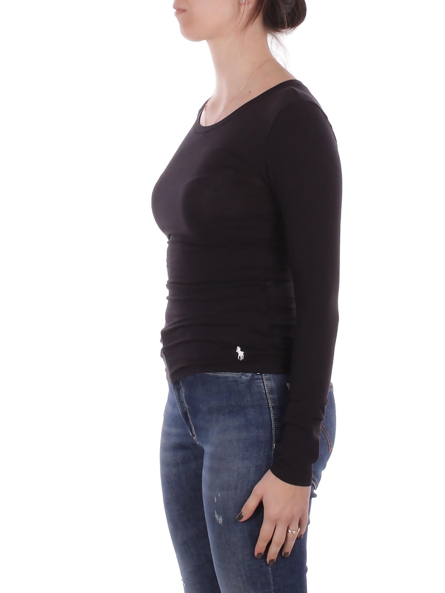 RALPH LAUREN Donna T-shirt 4P0494 004 T-shirt polo Black