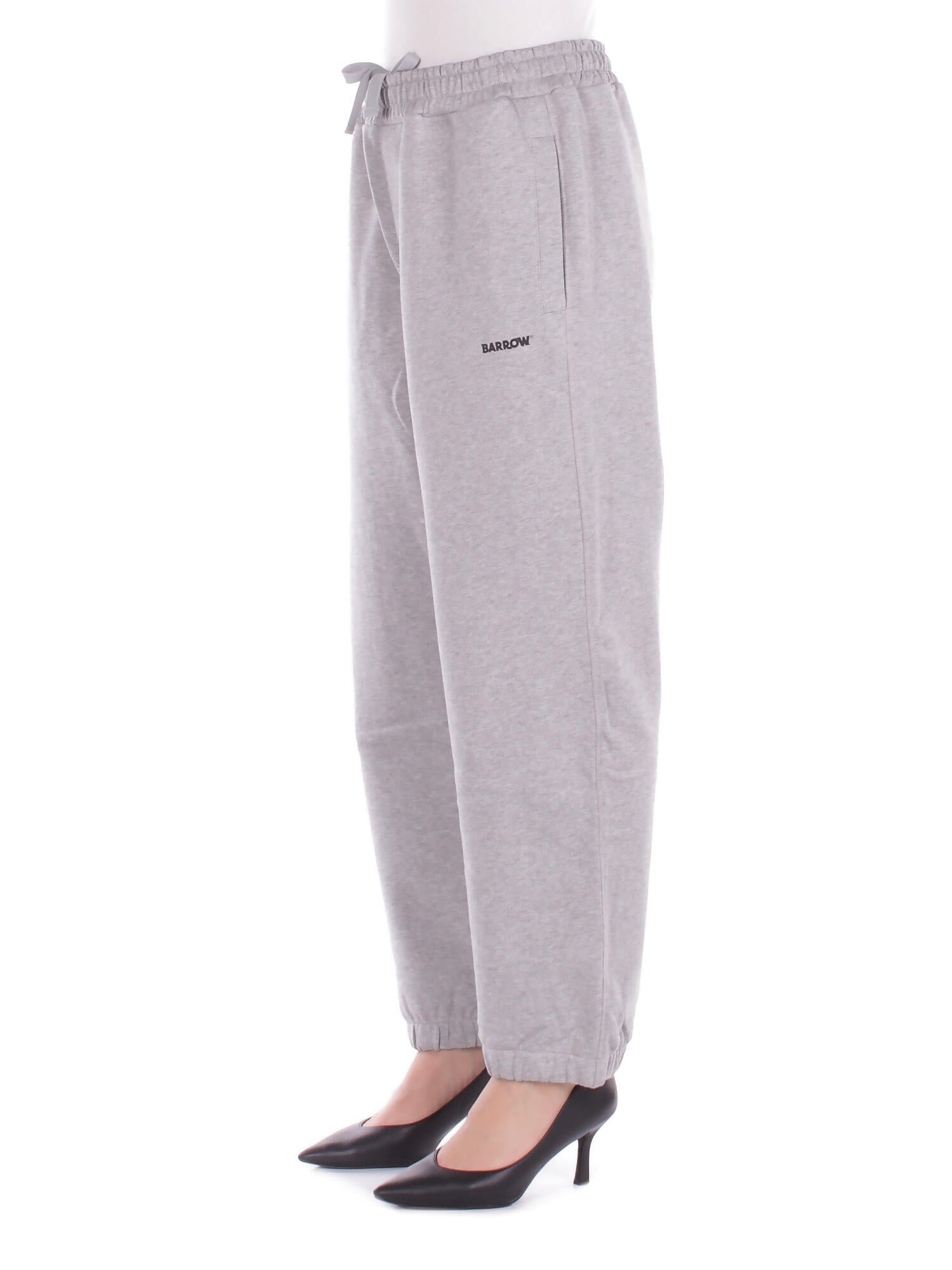 BARROW Unisex Pantalone F5BWUAFP071 107 Sweatpants unisex Grigio melange