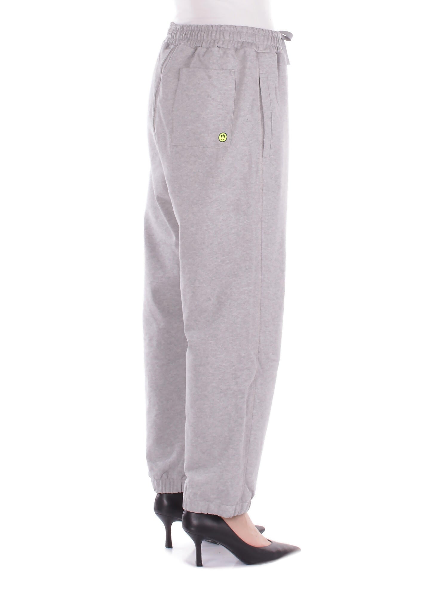 BARROW Unisex Pantalone F5BWUAFP071 107 Sweatpants unisex Grigio melange