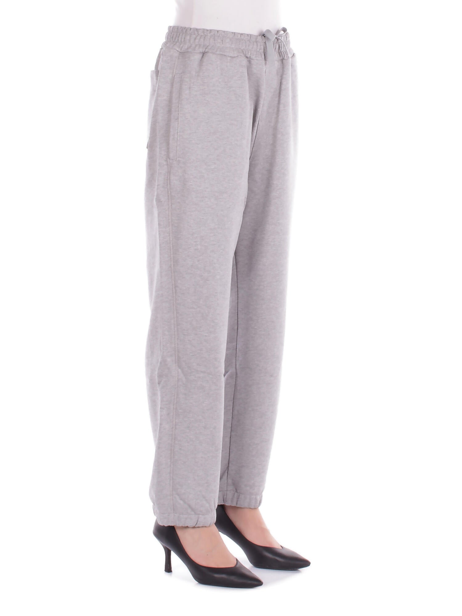 BARROW Unisex Pantalone F5BWUAFP071 107 Sweatpants unisex Grigio melange