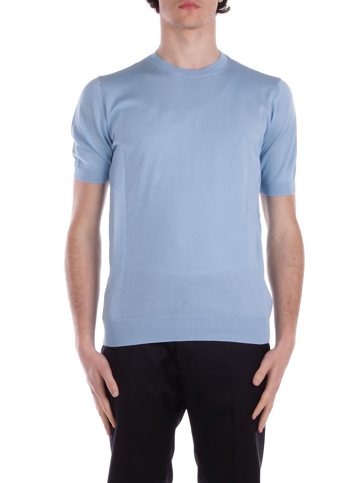 TAGLIATORE Uomo Maglia FOX PE PWE25 CIELO Tre quarti Cielo