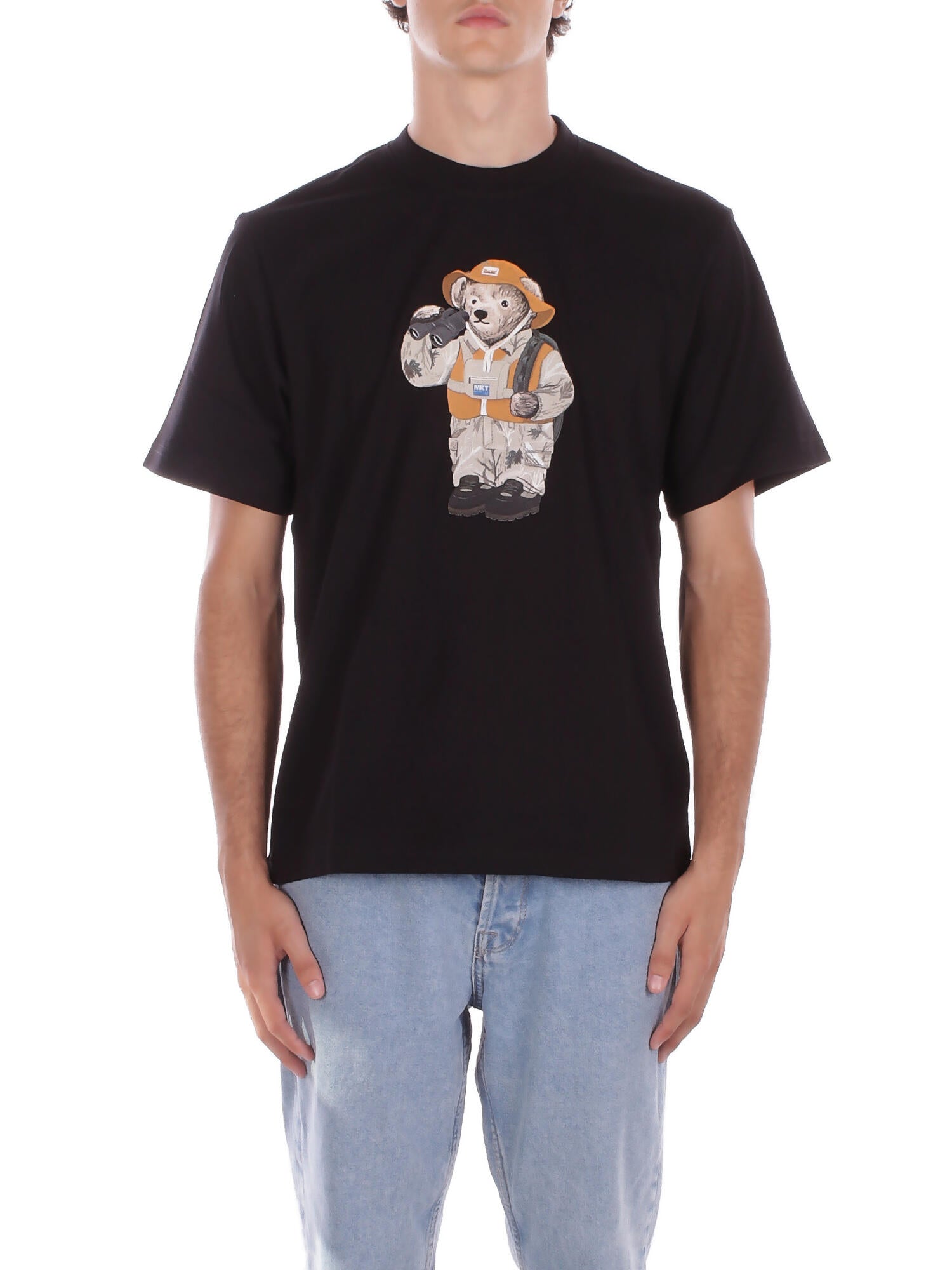 MARKET Uomo T-shirt F5MKMATH050 110 Jersey t-shirt man Black