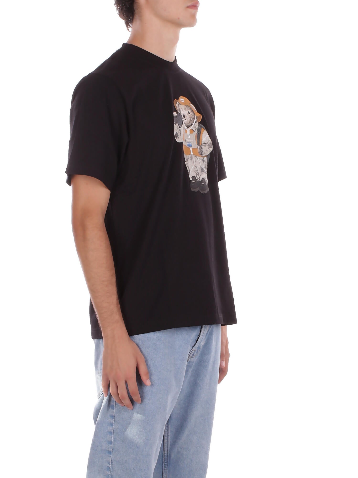MARKET Uomo T-shirt F5MKMATH050 110 Jersey t-shirt man Black