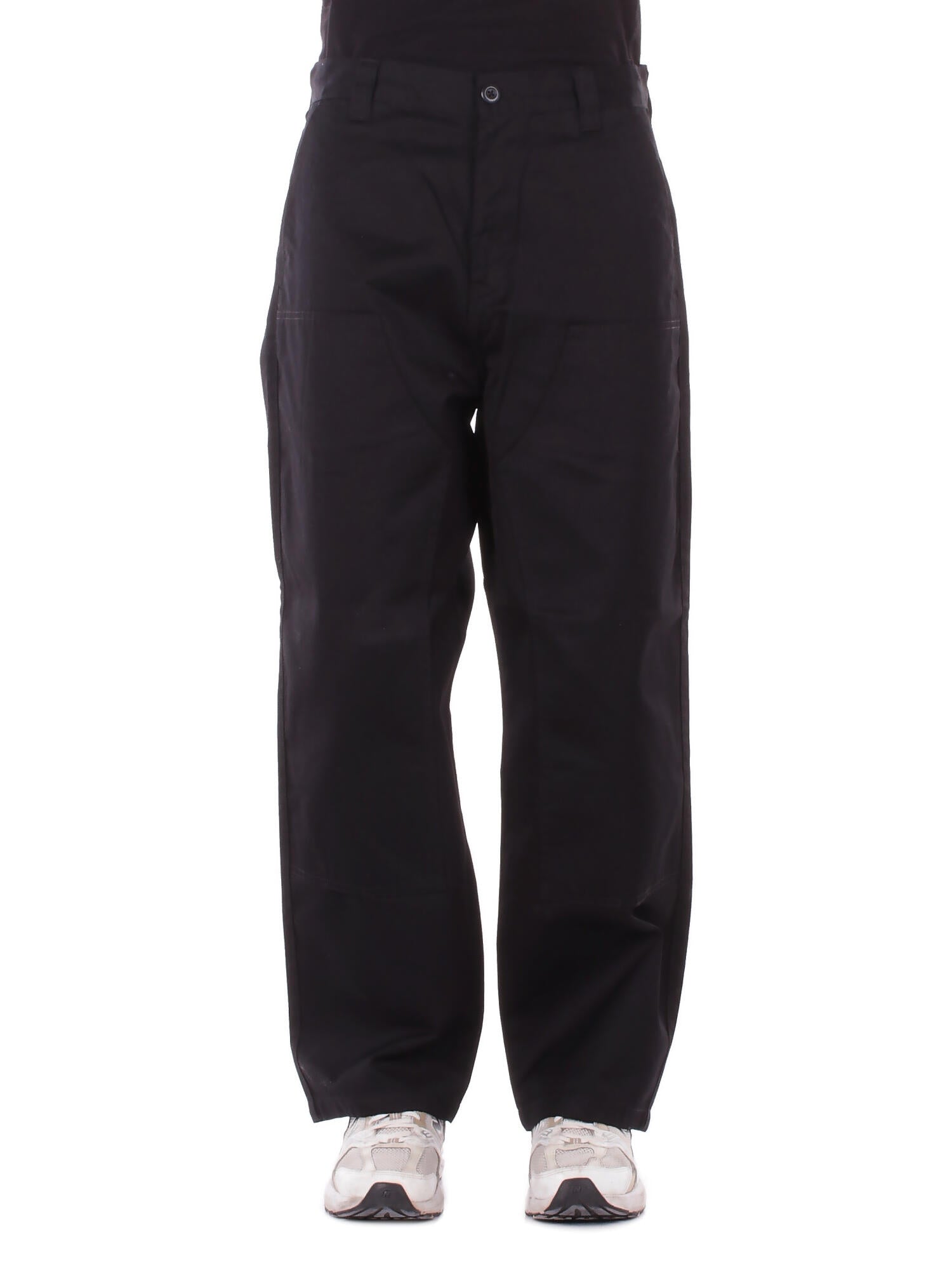 CARHARTT WIP Uomo Pantalone I036093 8902 Brady double knee chino pant Black rinsed