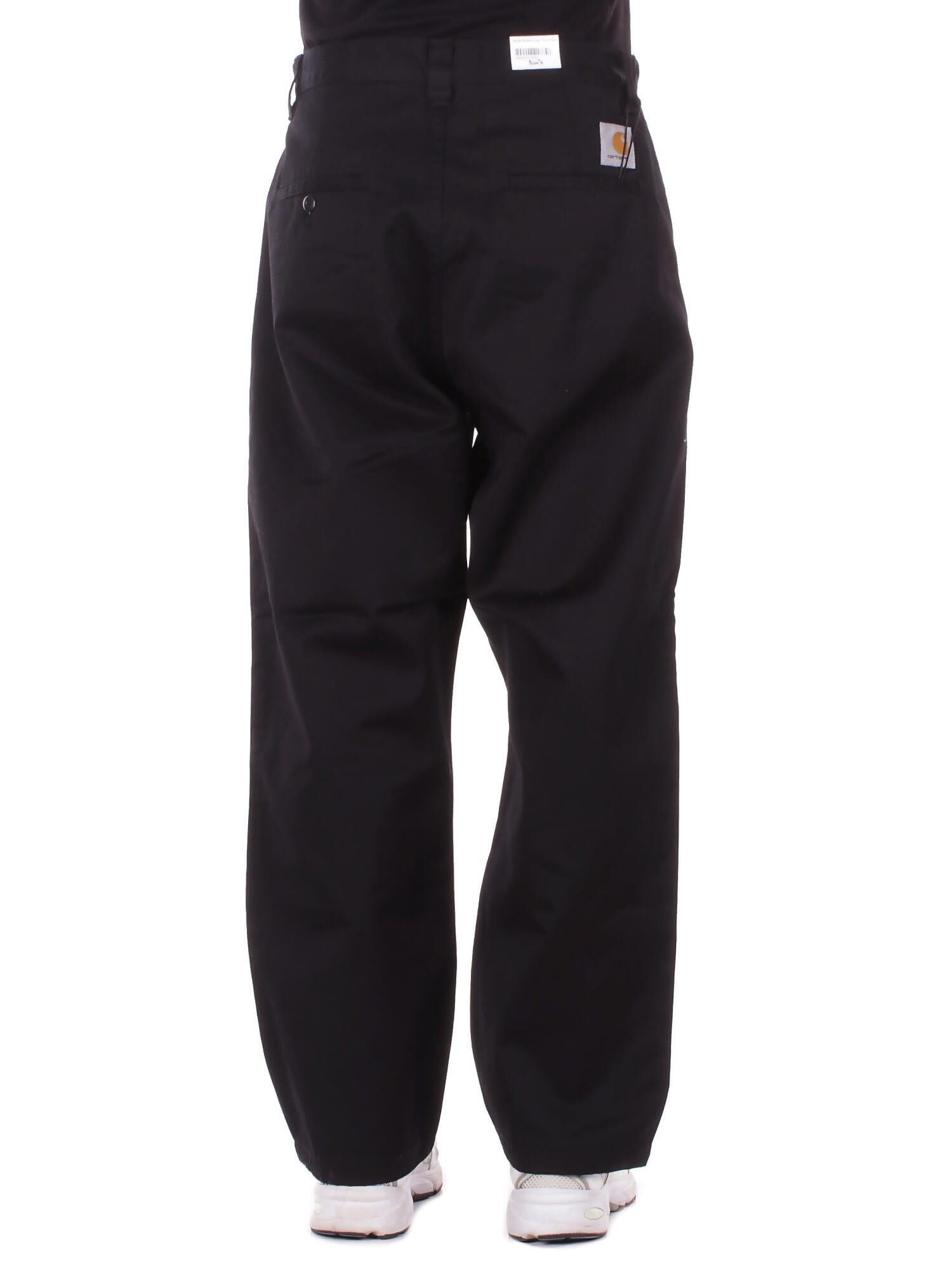 CARHARTT WIP Uomo Pantalone I036093 8902 Brady double knee chino pant Black rinsed