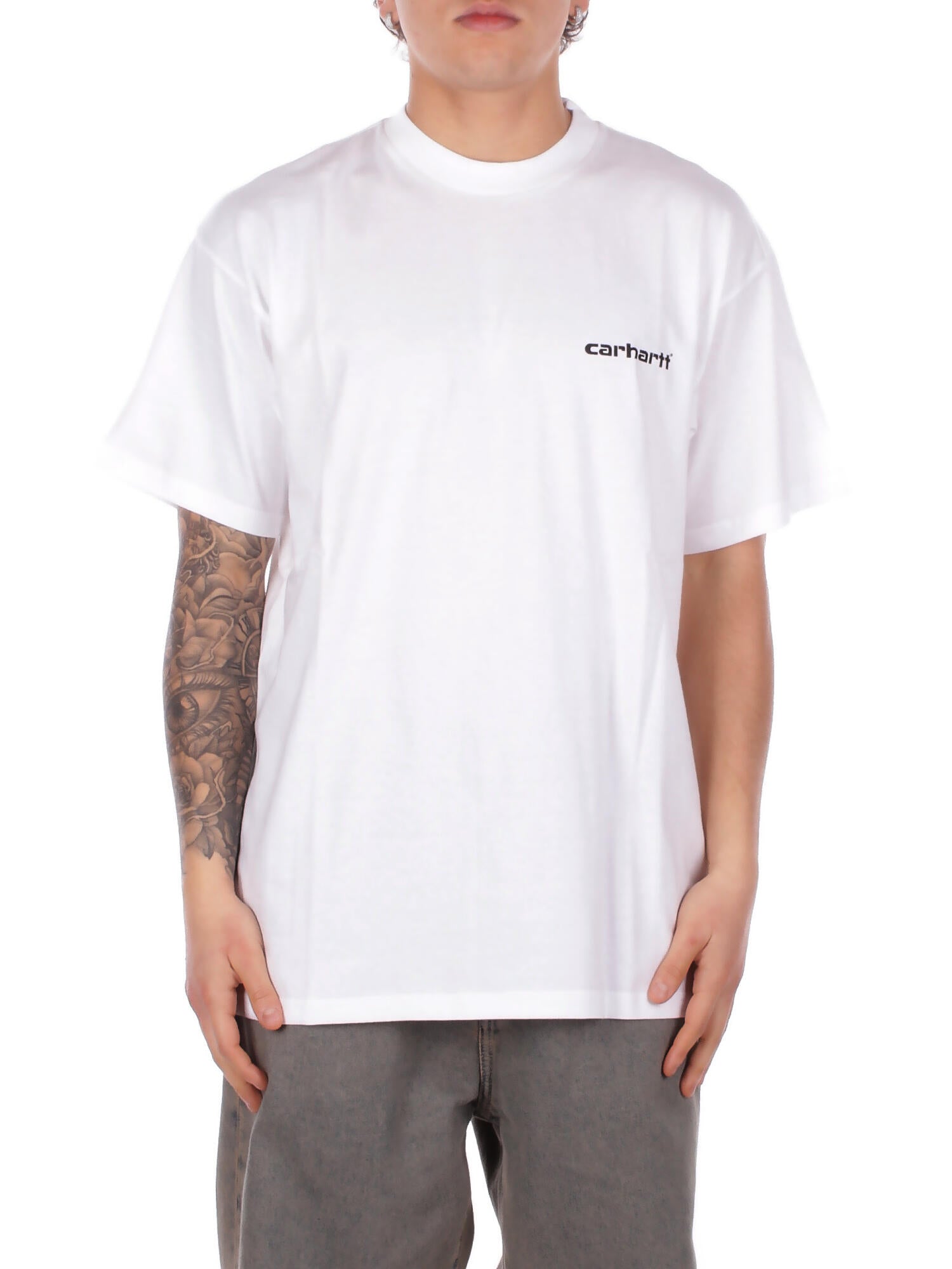 CARHARTT WIP Uomo T-shirt I036003 02XX S\s archive lines t-shirt White