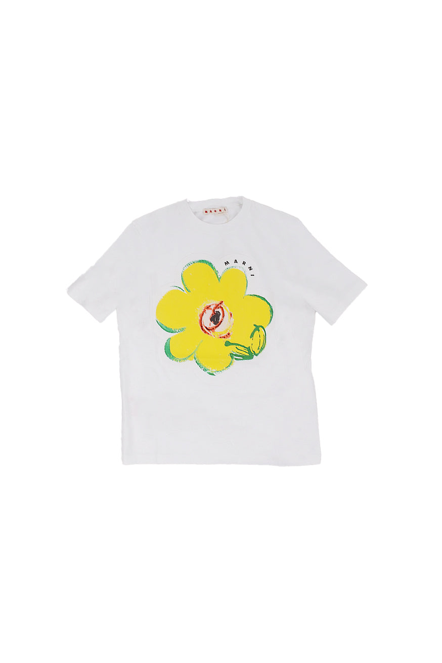 MARNI Bambina T-shirt M01672M00HZ 0M100 Mt289f White