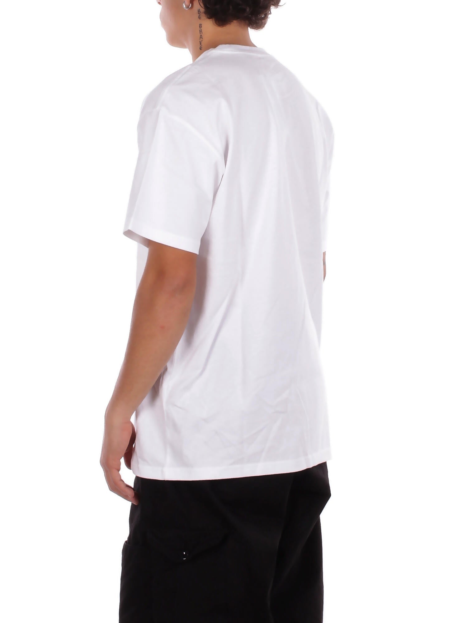 CARHARTT WIP Uomo T-shirt I026391 00RXX S\s chase t-shirt White gold