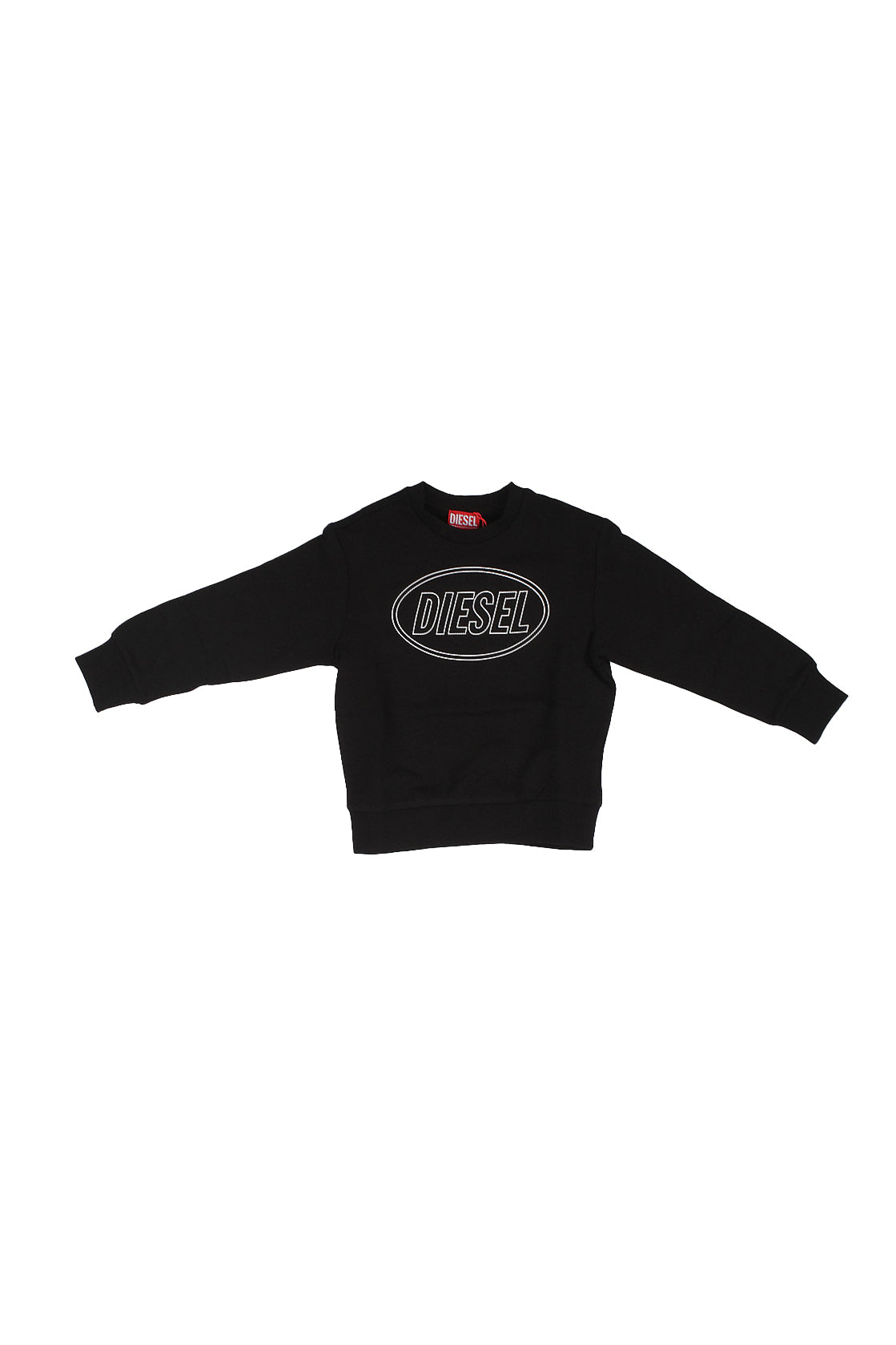 DIESEL Bambino Felpa J026110GEAD K900 Scircle over Black