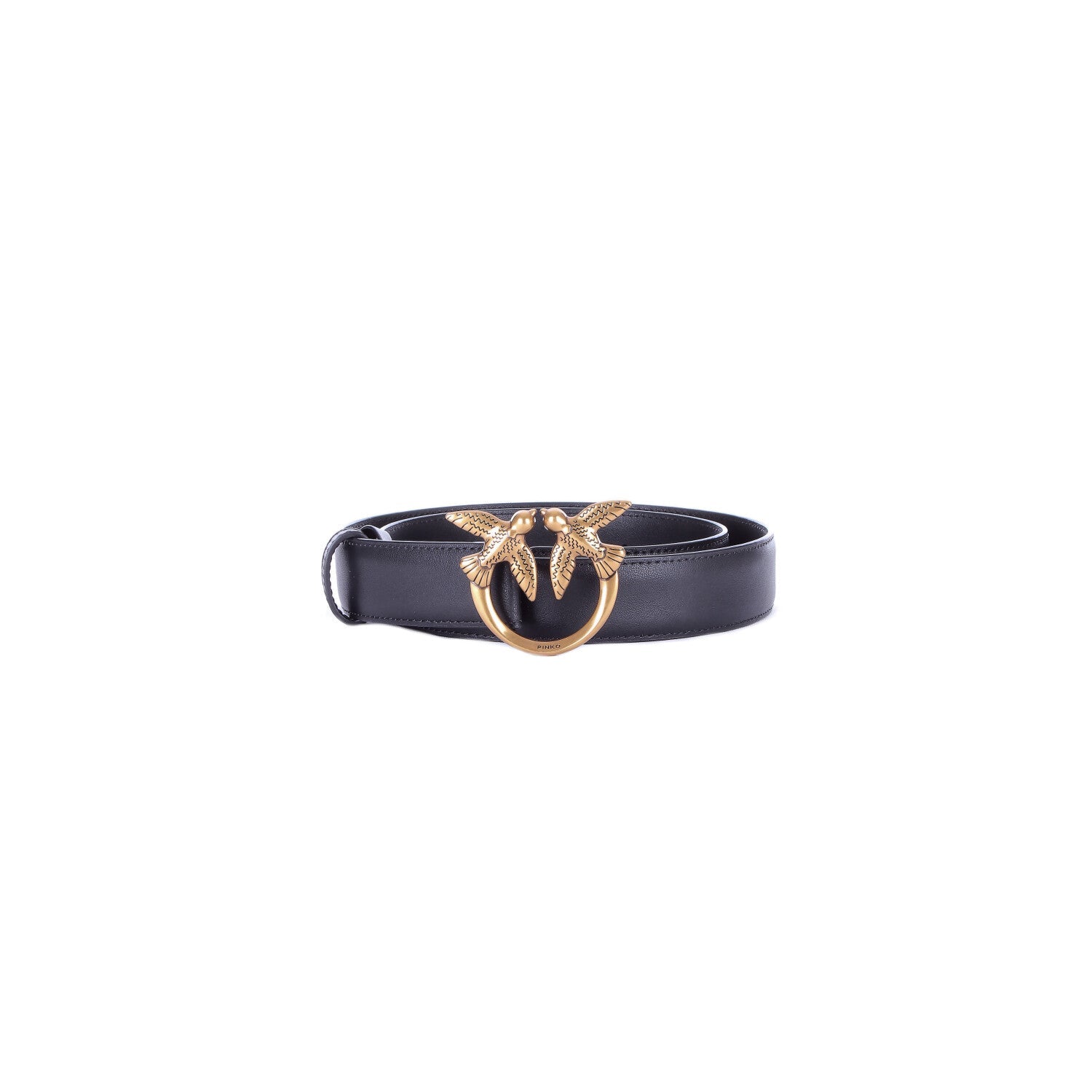 PINKO Donna Cintura 100125A0F1 Z99Q Love berry h3 belt Nero gold