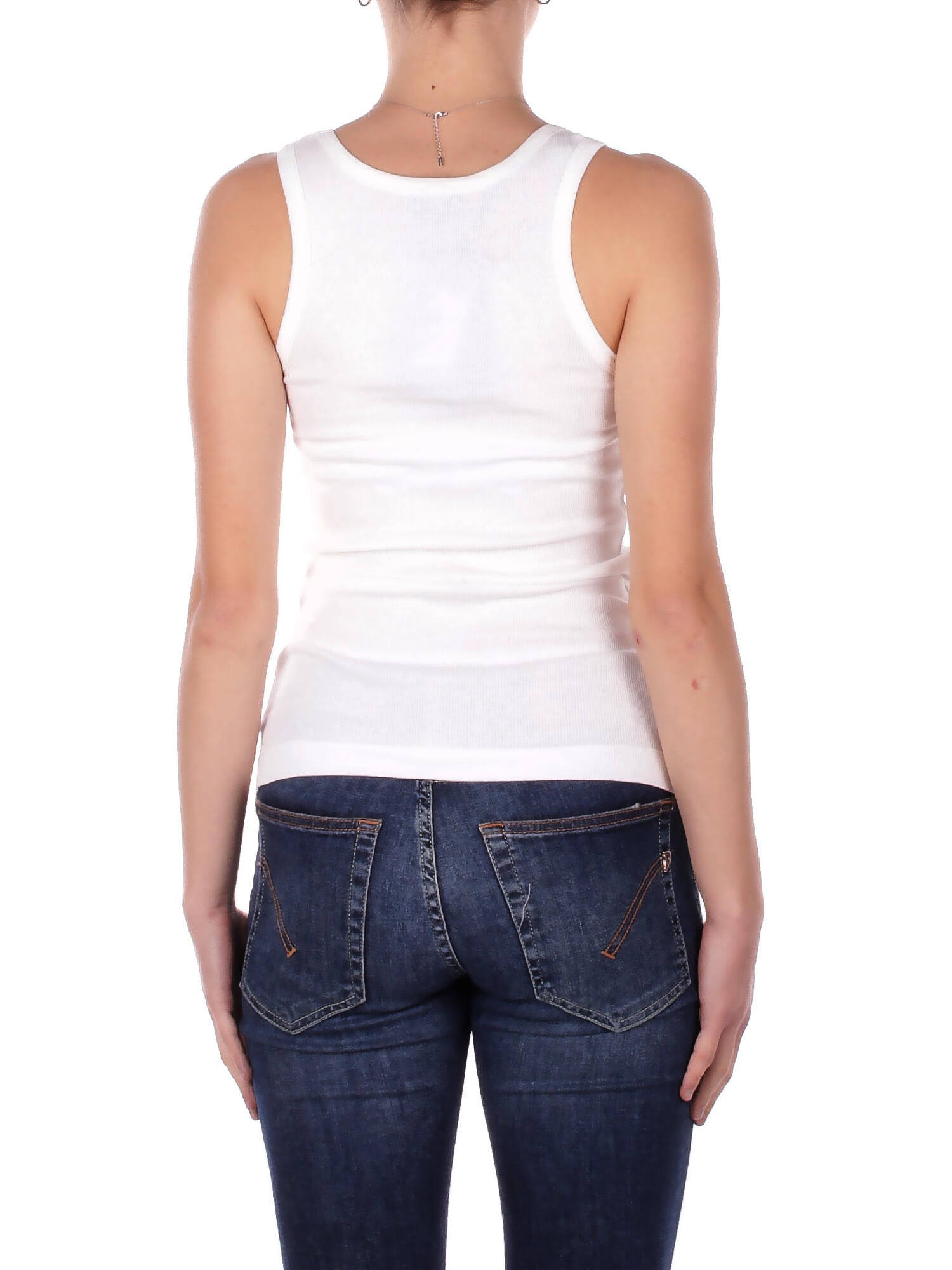 PINKO Donna Canotta 100807A338 Z05 Calcolatore canottiera Bianco
