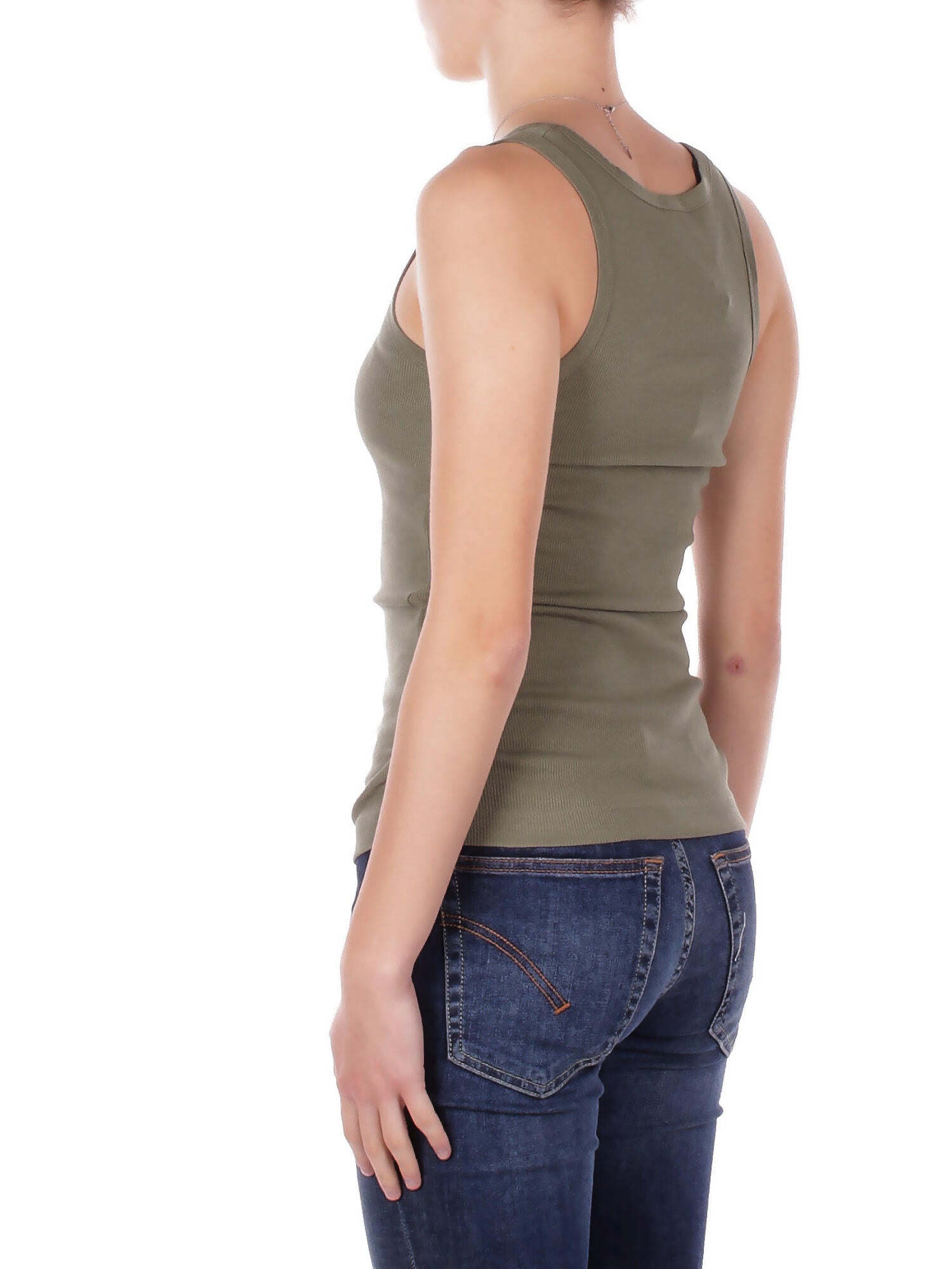 PINKO Donna Canotta 100807A338 U84 Calcolatore canottiera Verde