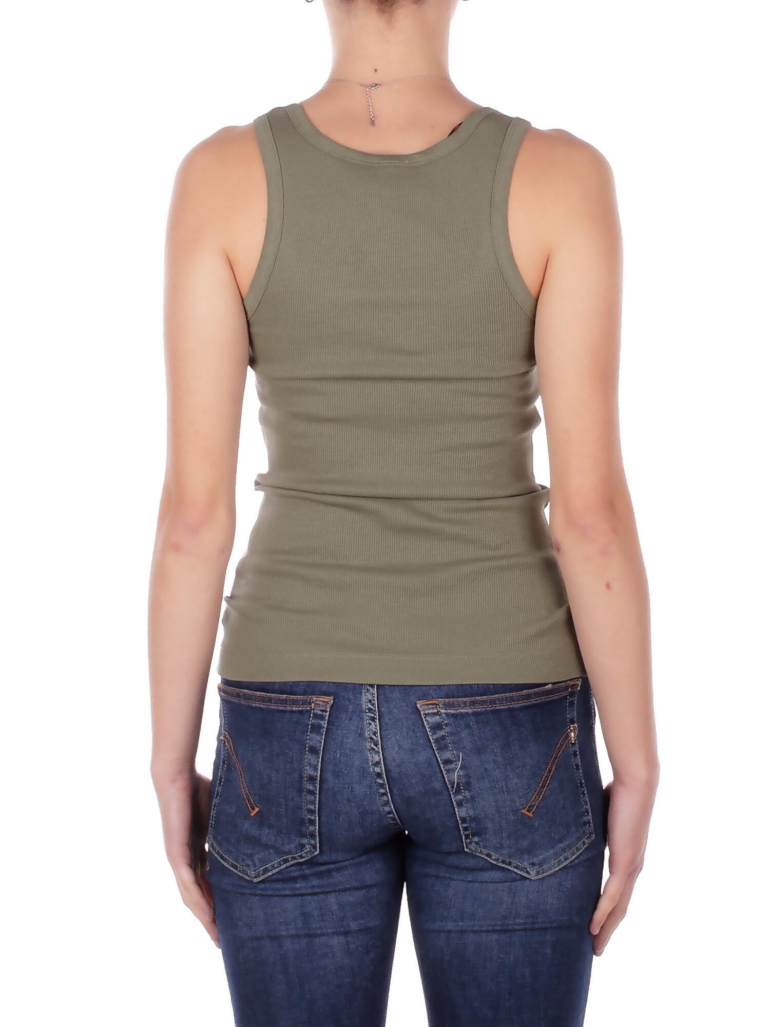 PINKO Donna Canotta 100807A338 U84 Calcolatore canottiera Verde