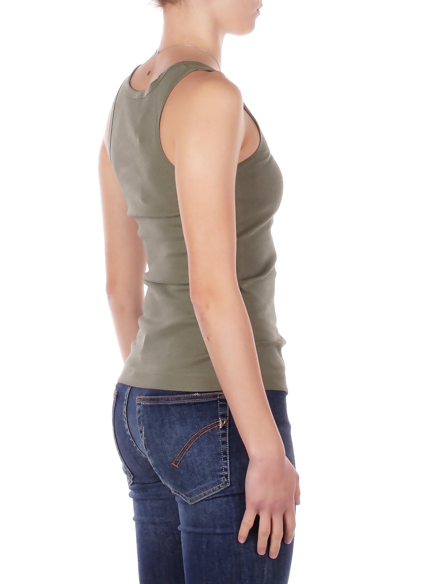 PINKO Donna Canotta 100807A338 U84 Calcolatore canottiera Verde