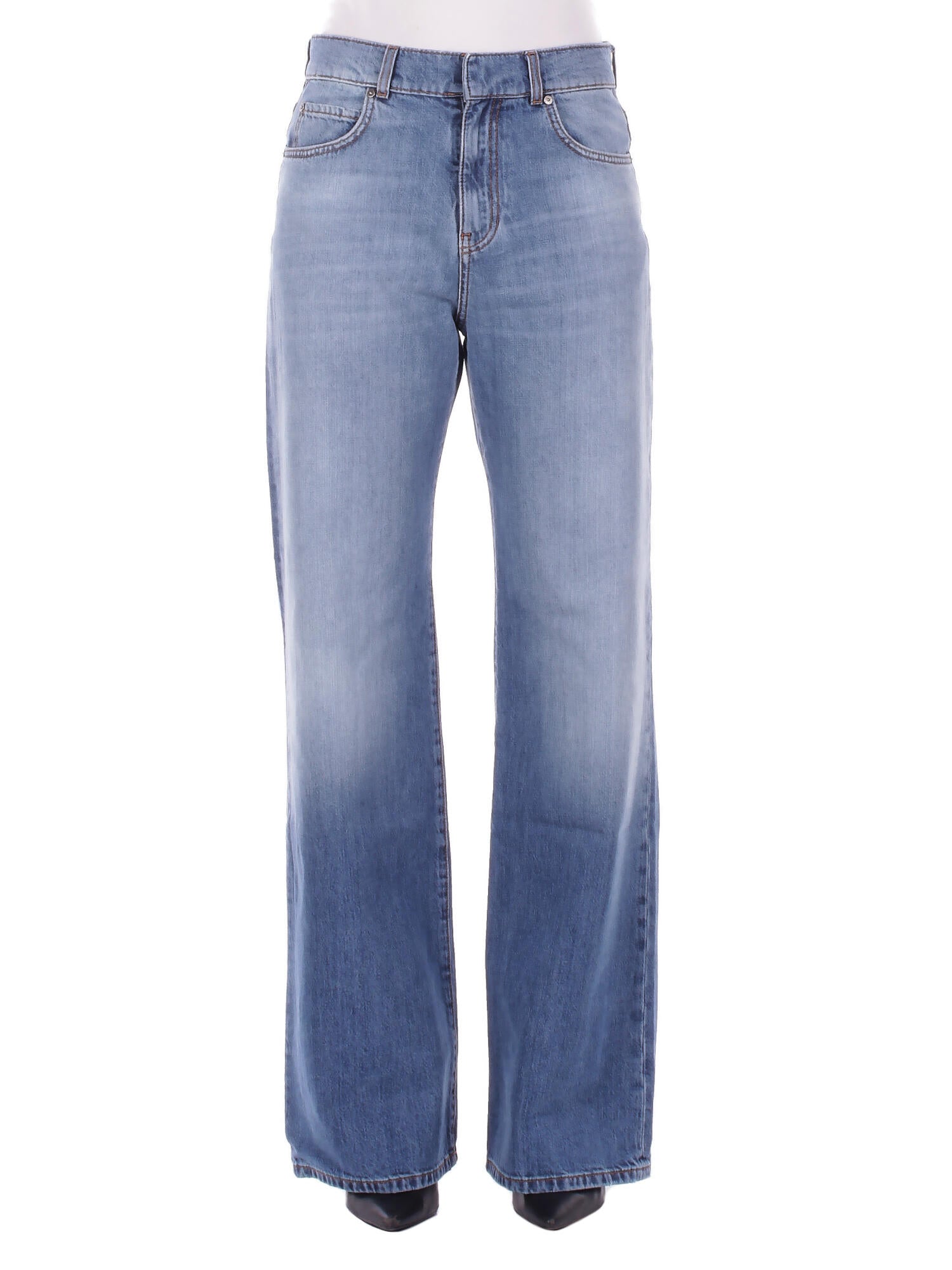 PINKO Donna Jeans 101733A323 PJO Wanda wide leg medium Denim medio