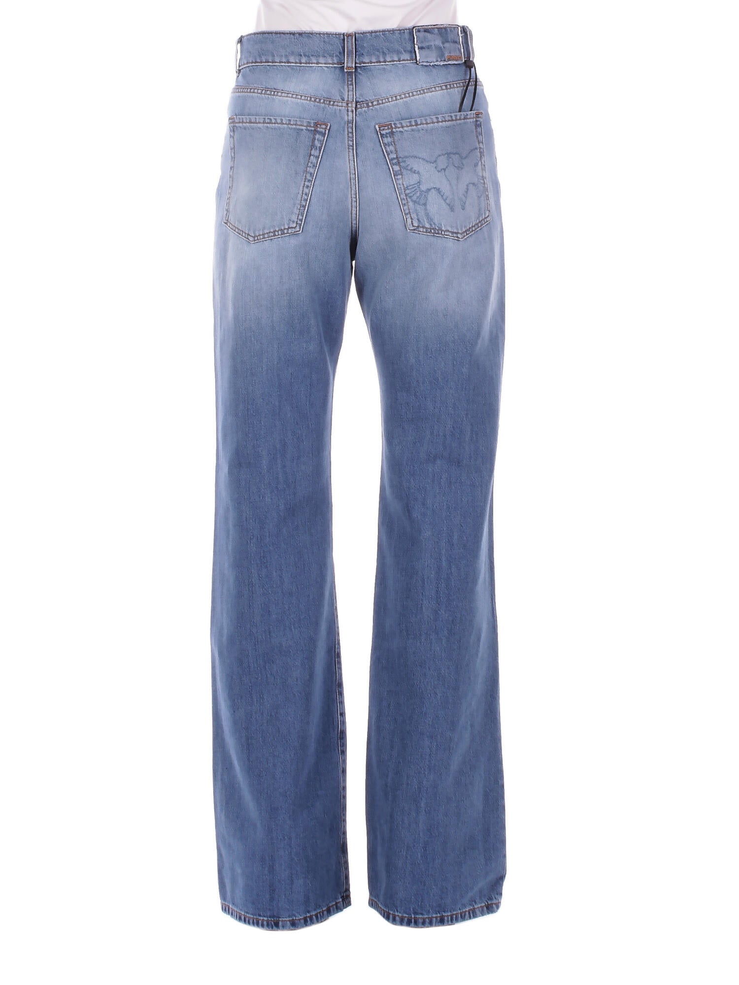 PINKO Donna Jeans 101733A323 PJO Wanda wide leg medium Denim medio