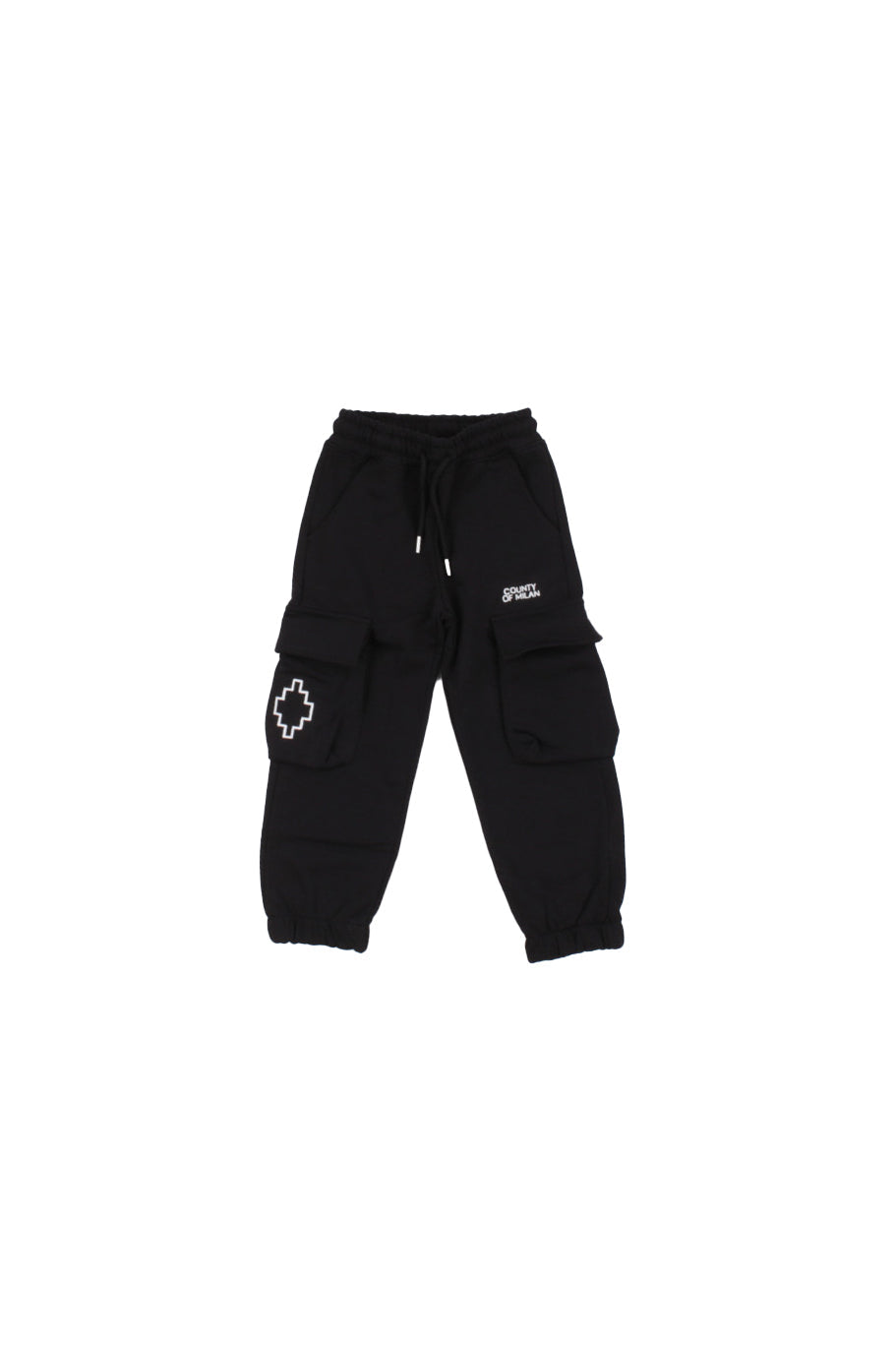 MARCELO BURLON COUNTY OF MILAN Bambino Pantalone F5CMJBFP008 110 Sweatpants boy Black