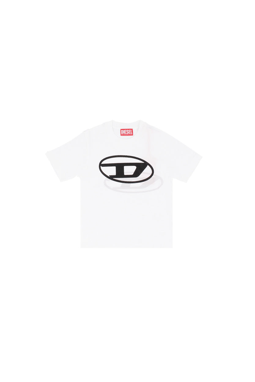 DIESEL Bambino T-shirt J0260100YI9 K100 Tvale over White