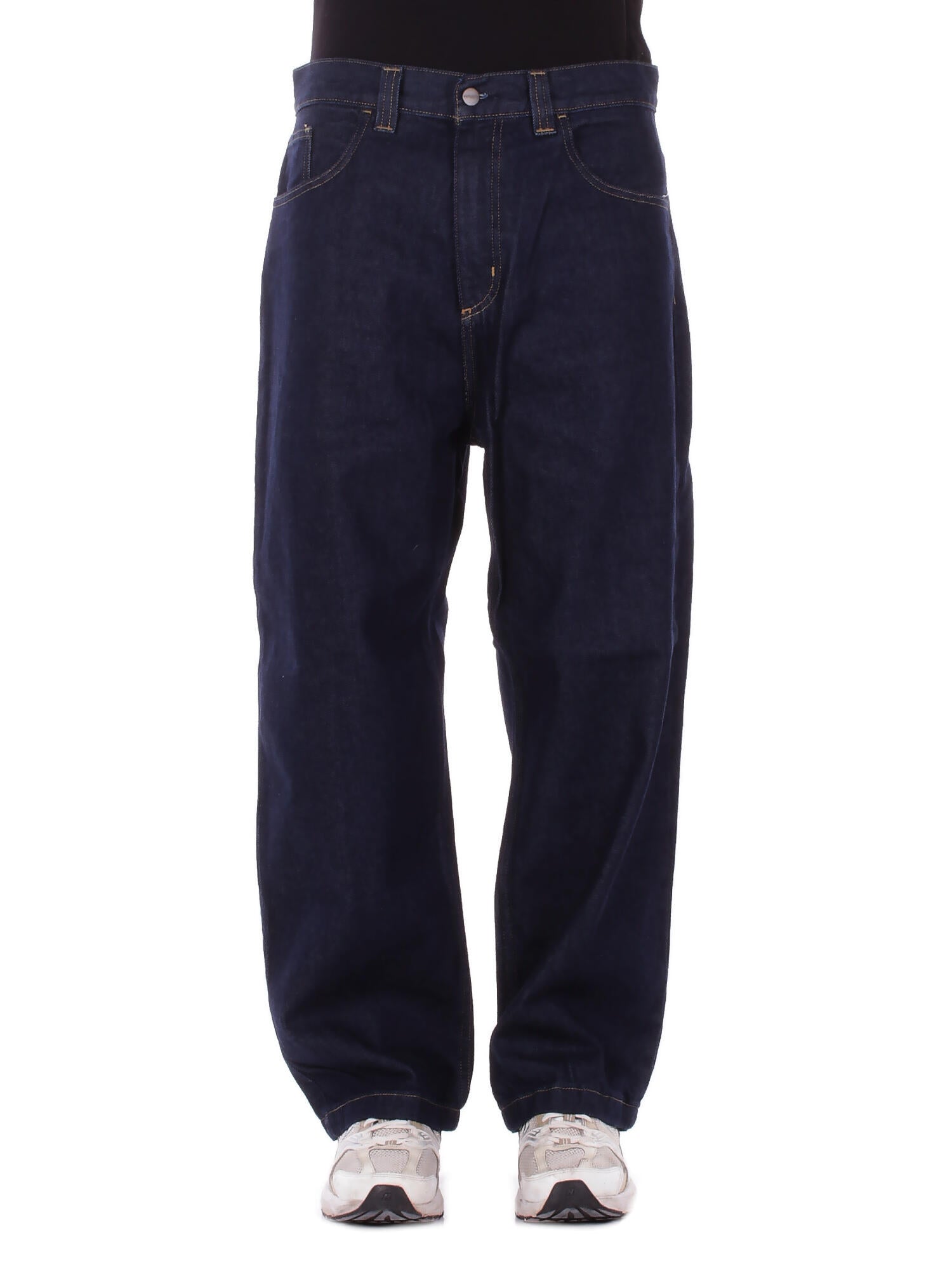 CARHARTT WIP Uomo Jeans I035893 0102 Brandon pant smith denim Blue rinsed