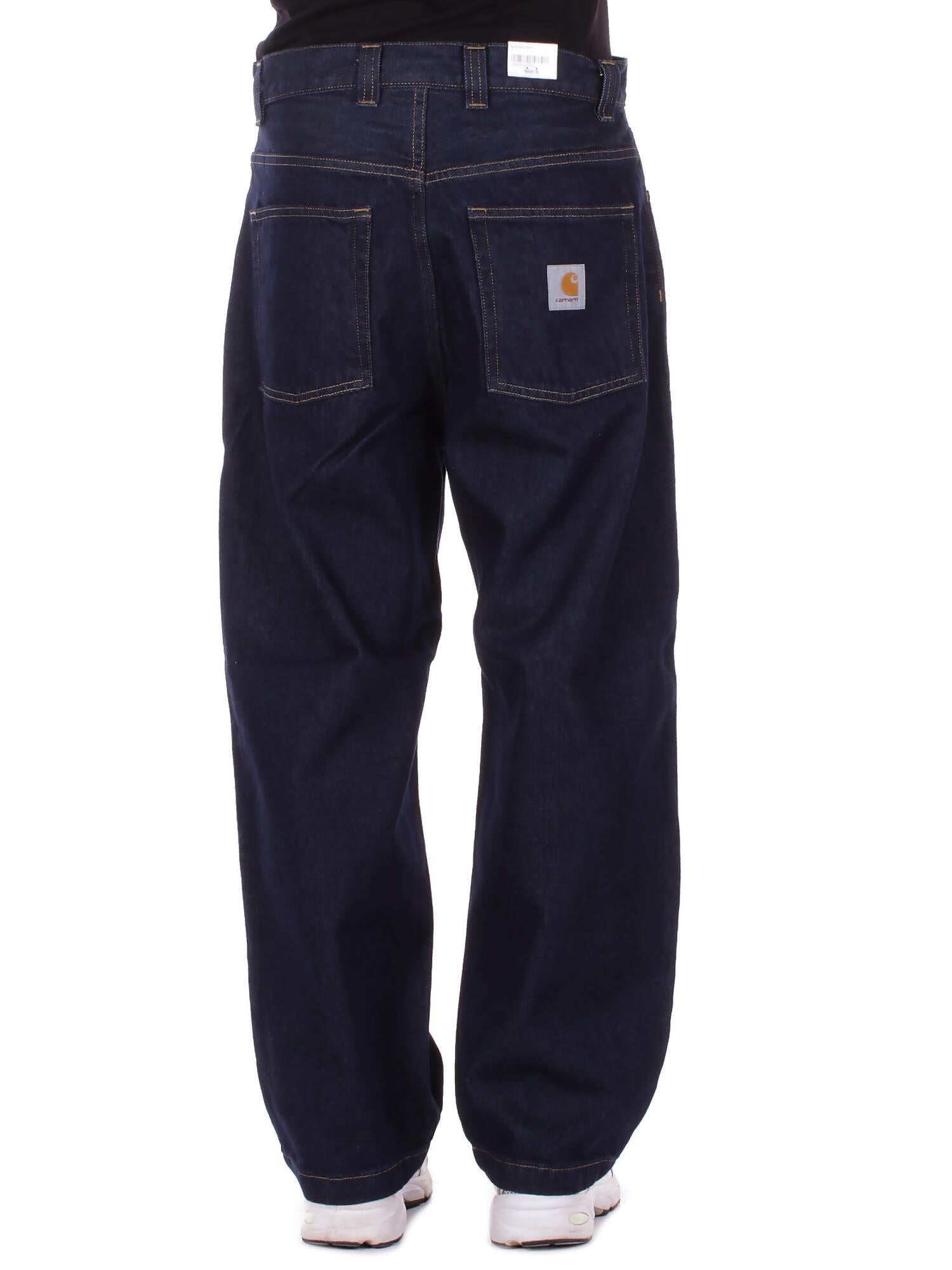 CARHARTT WIP Uomo Jeans I035893 0102 Brandon pant smith denim Blue rinsed