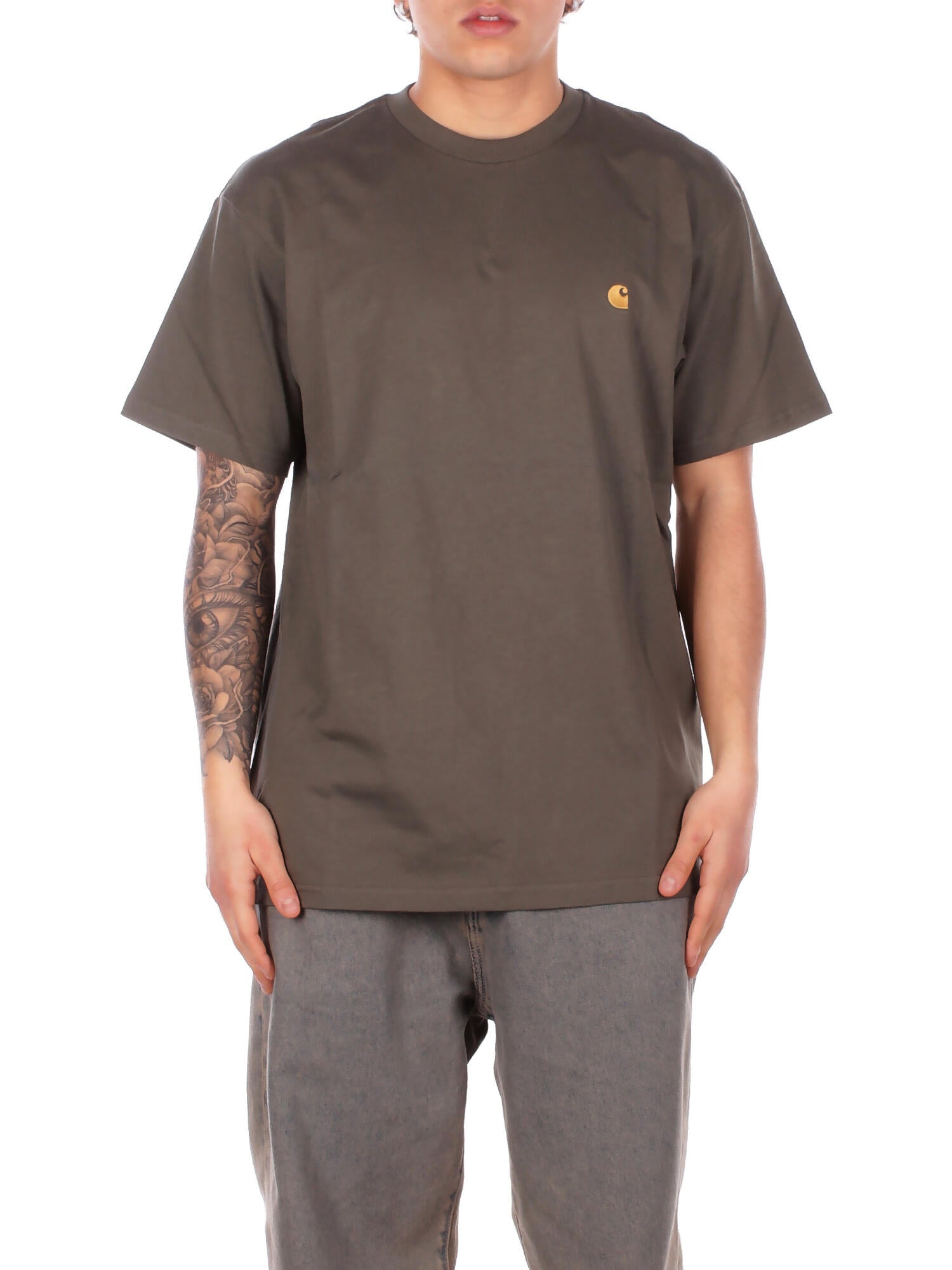 CARHARTT WIP Uomo T-shirt I026391 3LRXX S\s chase t-shirt Verde