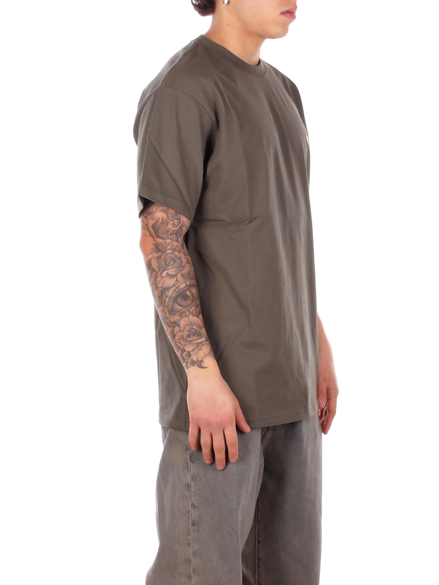 CARHARTT WIP Uomo T-shirt I026391 3LRXX S\s chase t-shirt Verde