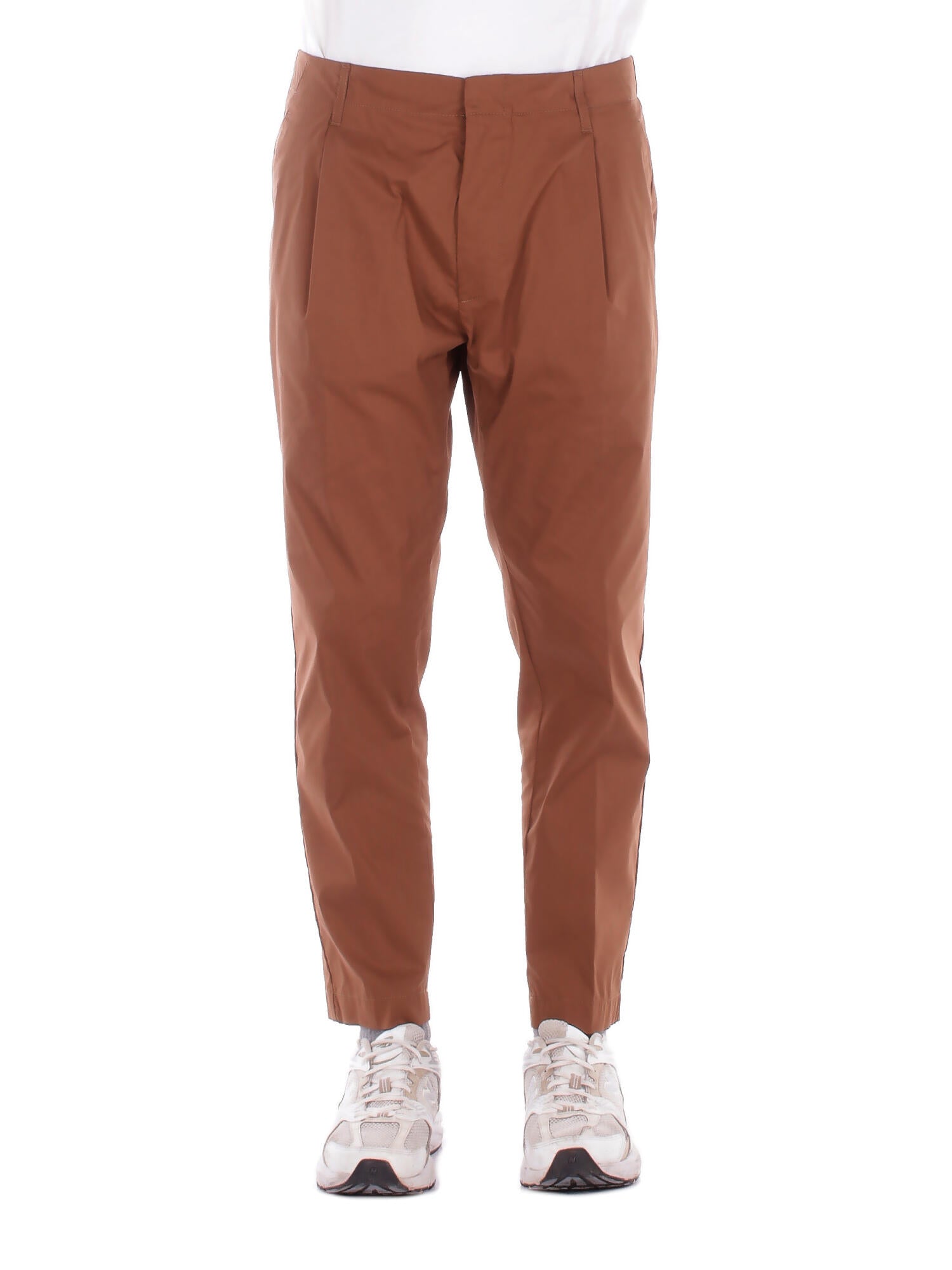 DONDUP Uomo Pantalone UP630PS0020U 024 Pantalone carrot chino ben Corteccia