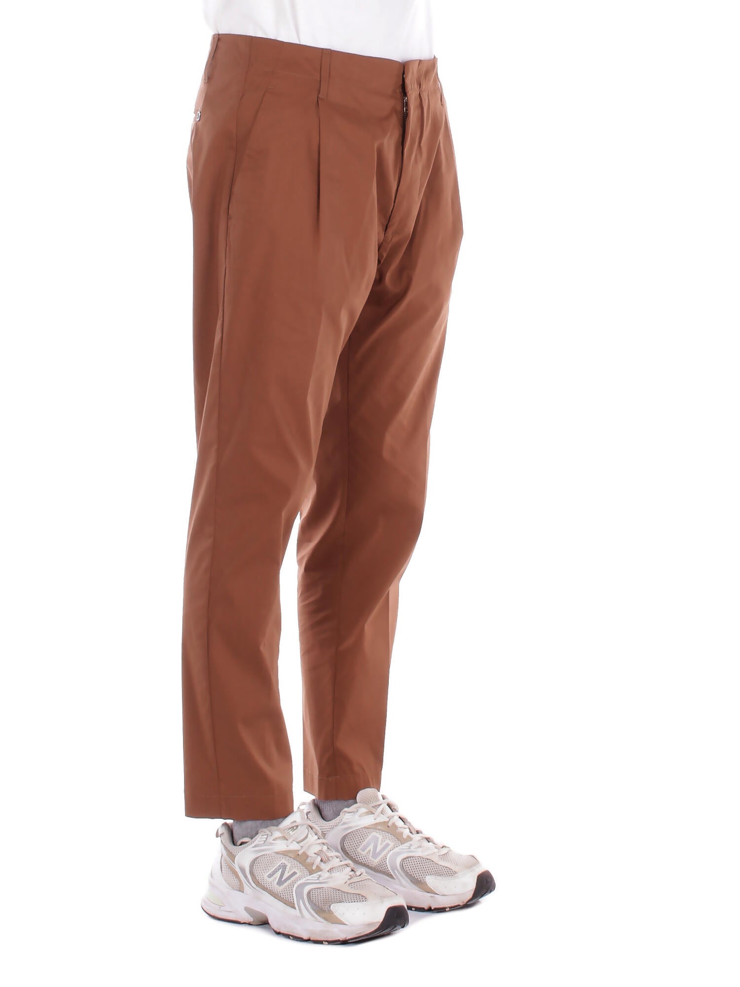DONDUP Uomo Pantalone UP630PS0020U 024 Pantalone carrot chino ben Corteccia