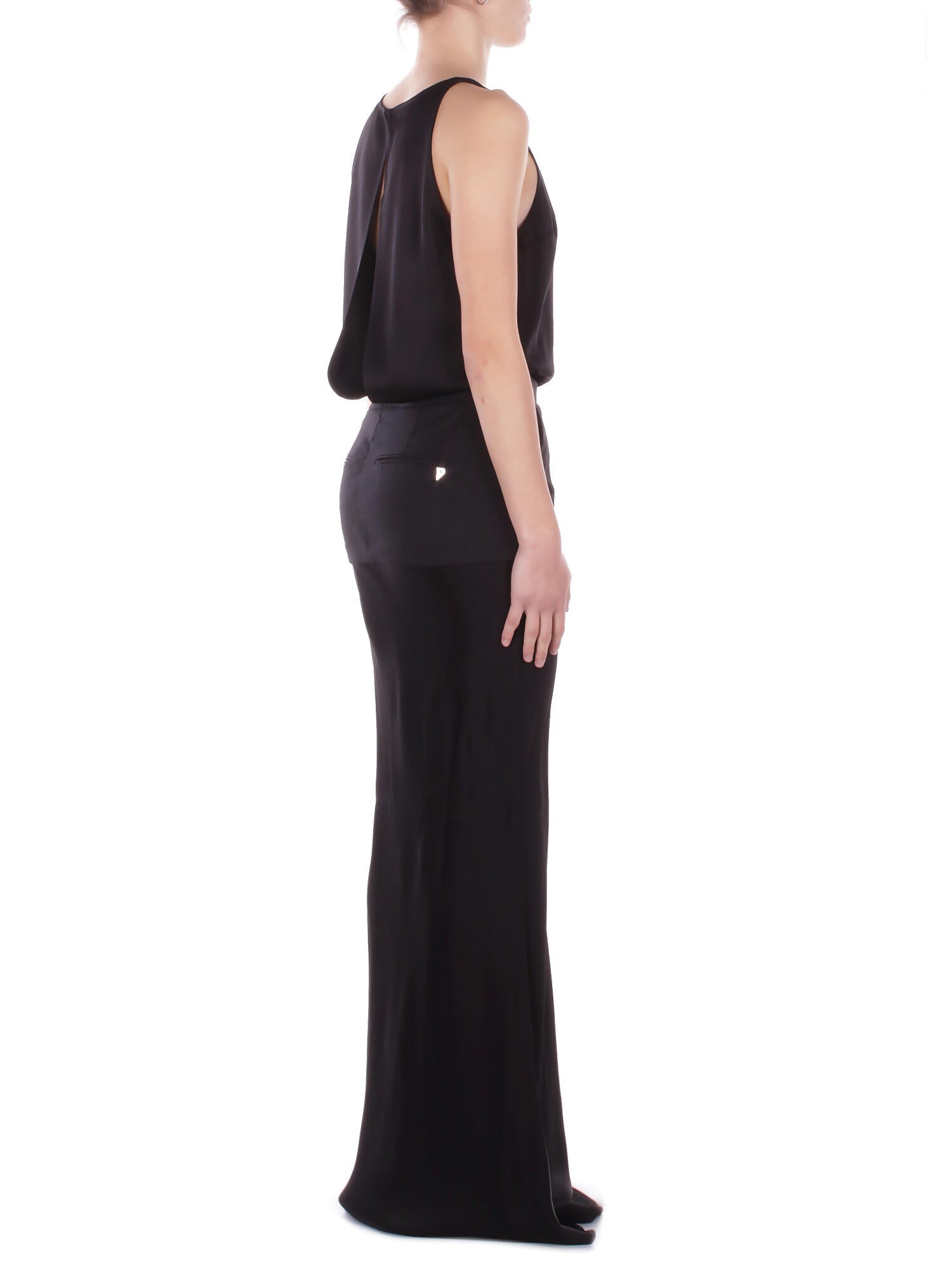 DONDUP Donna Abito DA492RF0033M 999 Abito in raso Nero