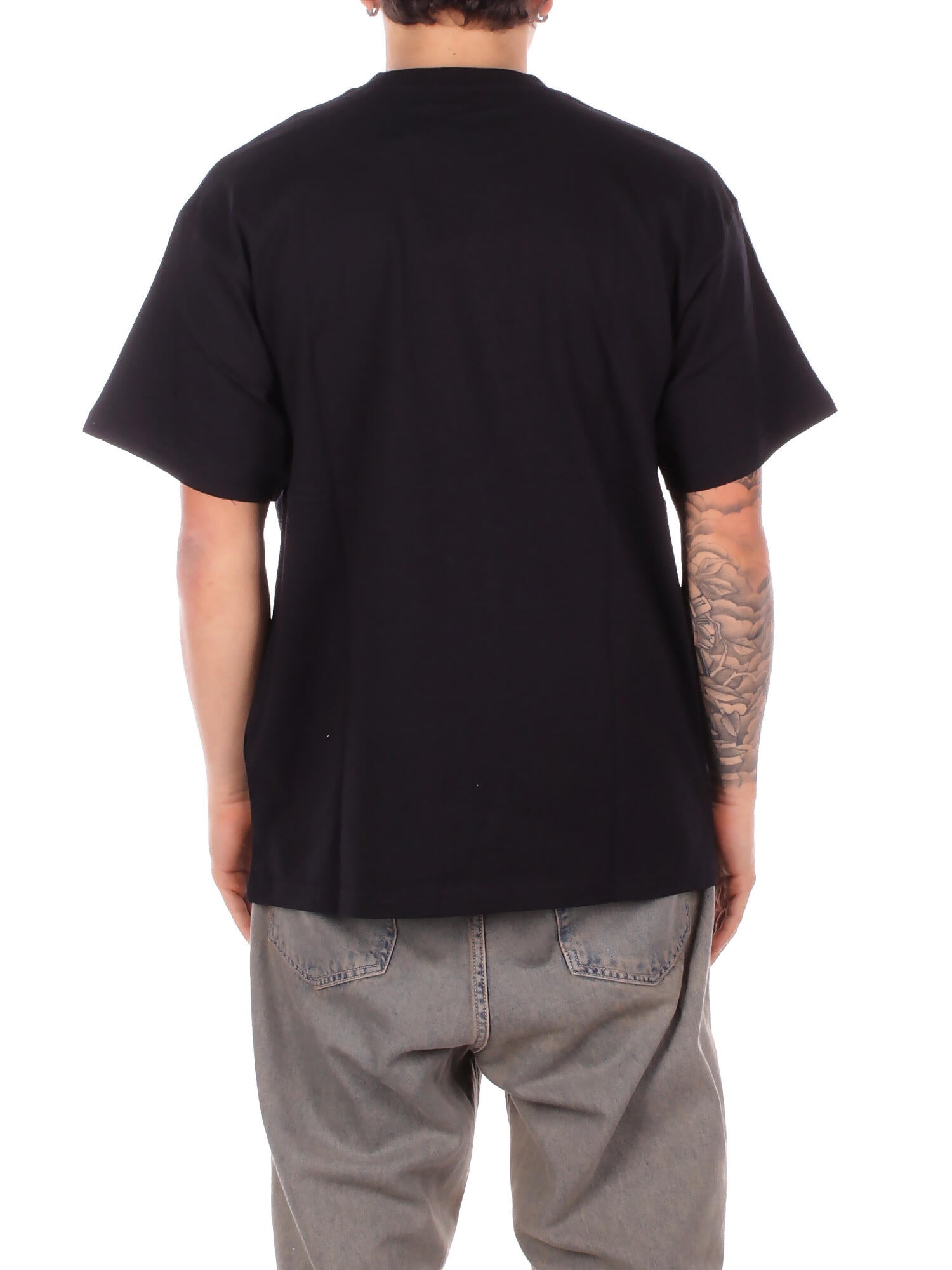 CARHARTT WIP Uomo T-shirt I036237 89XX S\s barbwire Black