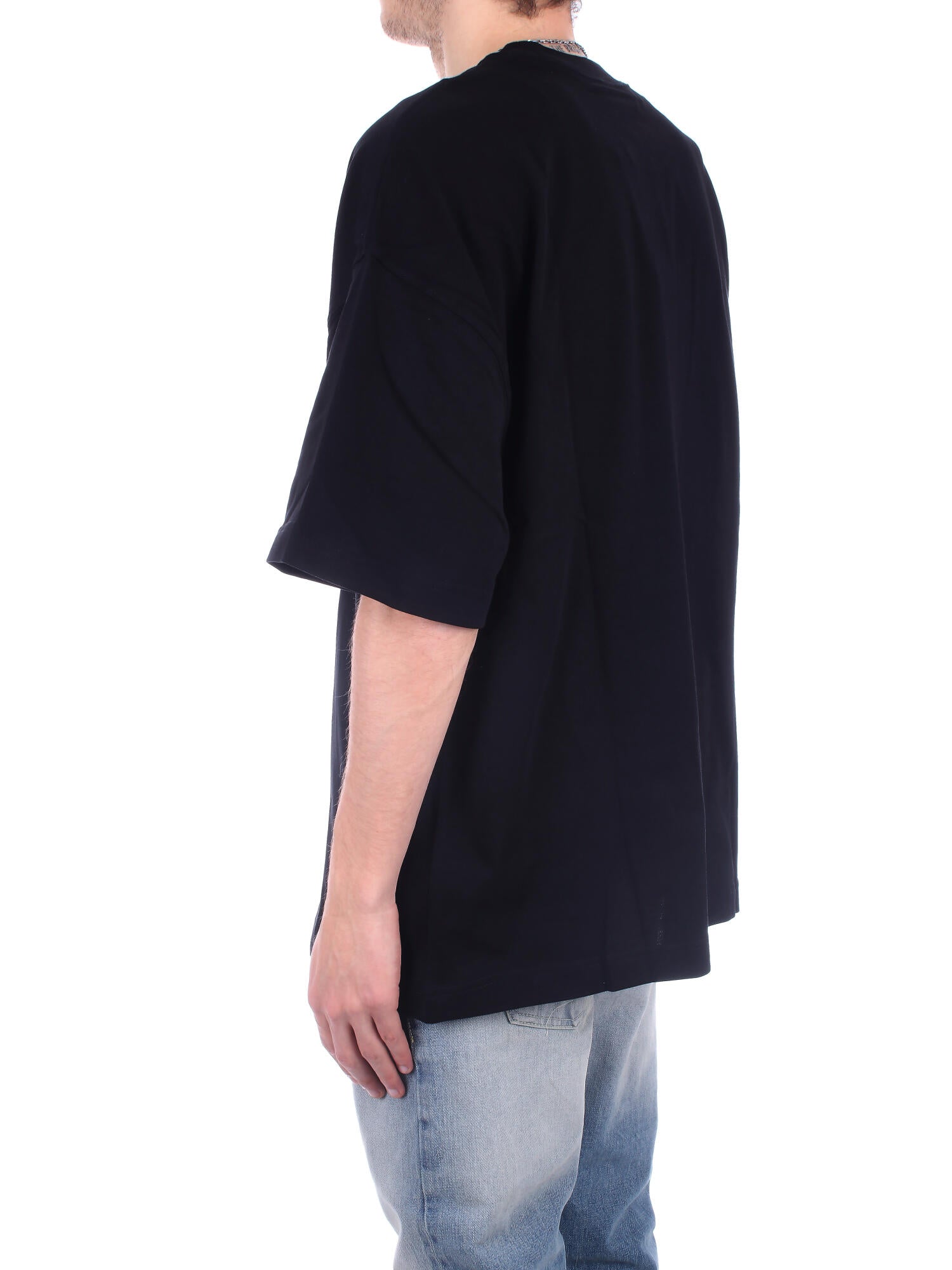 CARHARTT WIP Uomo T-shirt I031373 0D2XX S\slink script t-shirt Black white