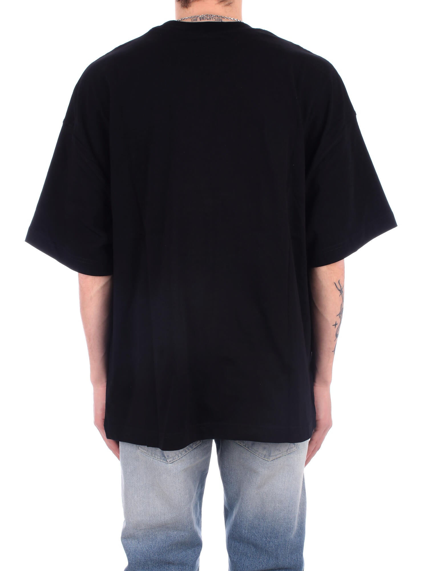 CARHARTT WIP Uomo T-shirt I031373 0D2XX S\slink script t-shirt Black white