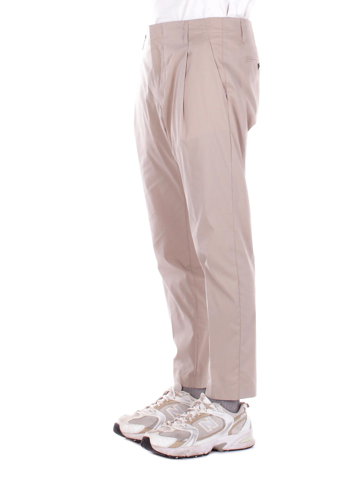 DONDUP Uomo Pantalone UP630PS0020U 010 Pantalone carrot chino ben Beige