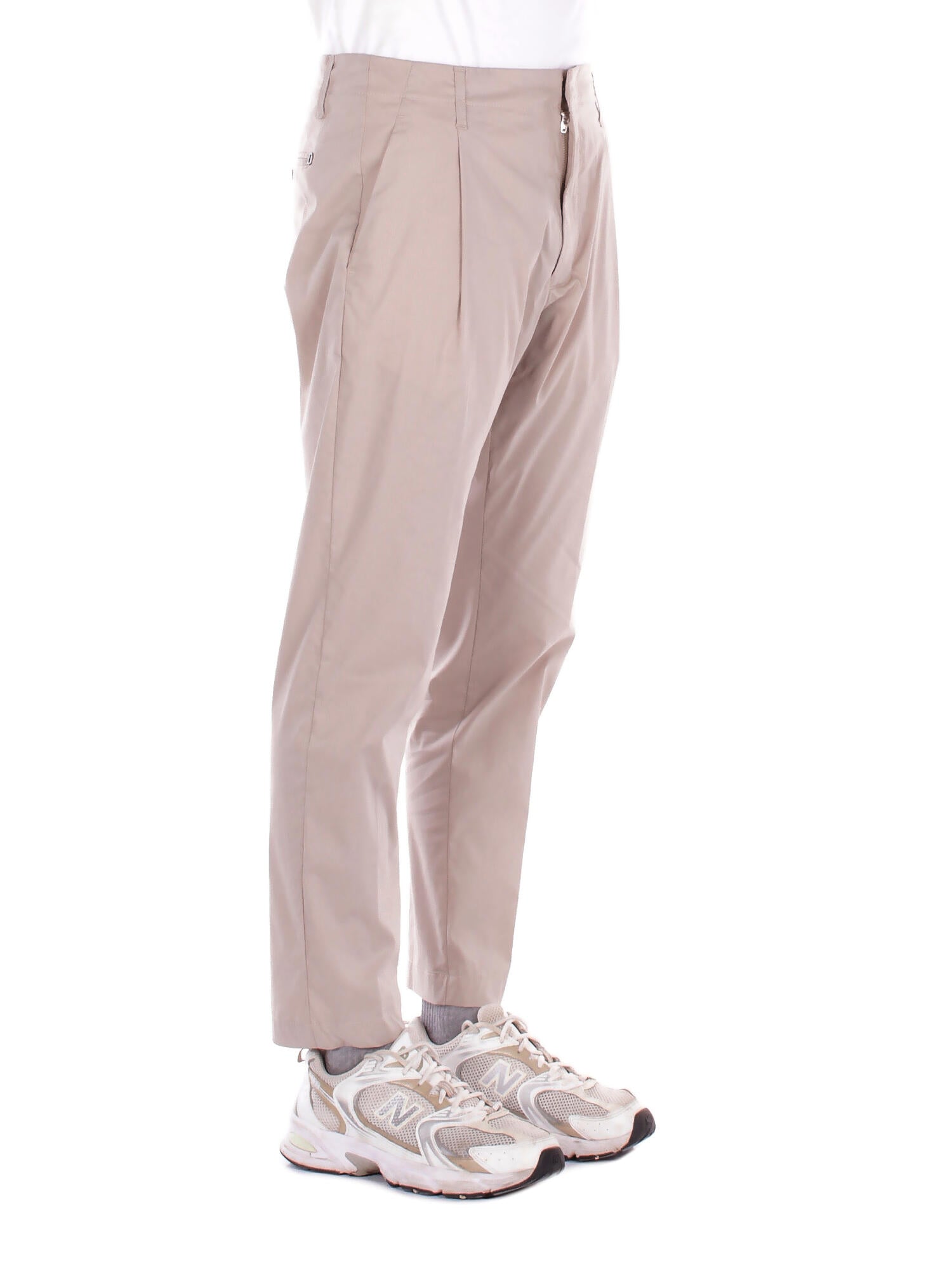DONDUP Uomo Pantalone UP630PS0020U 010 Pantalone carrot chino ben Beige