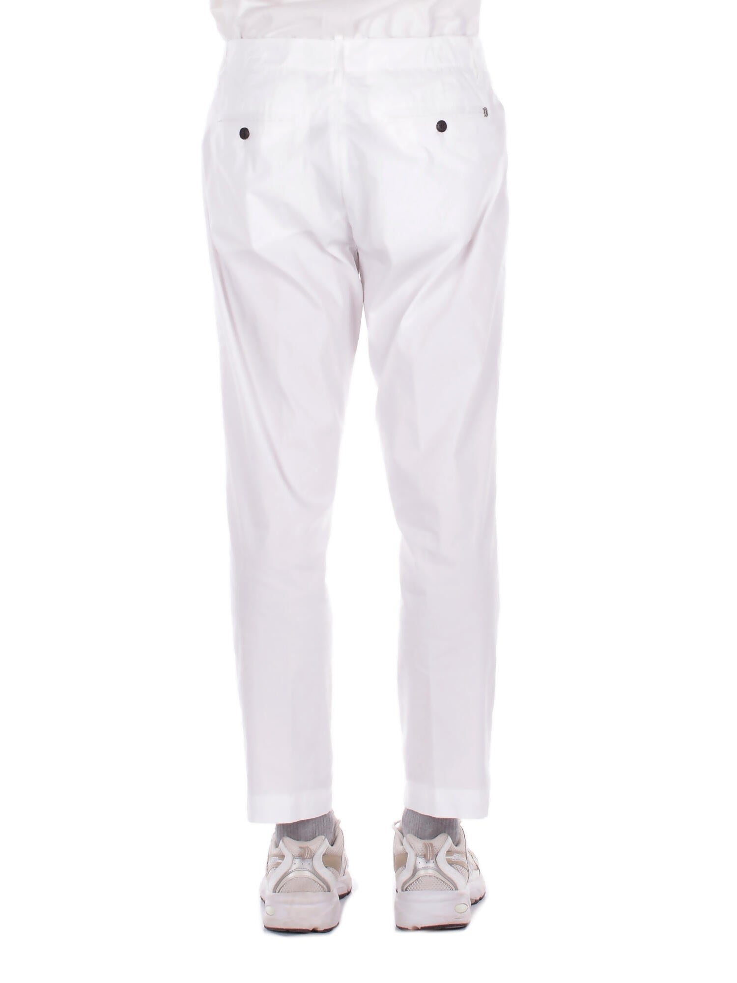 DONDUP Uomo Pantalone UP630PS0020U 000 Pantalone carrot chino ben Bianco