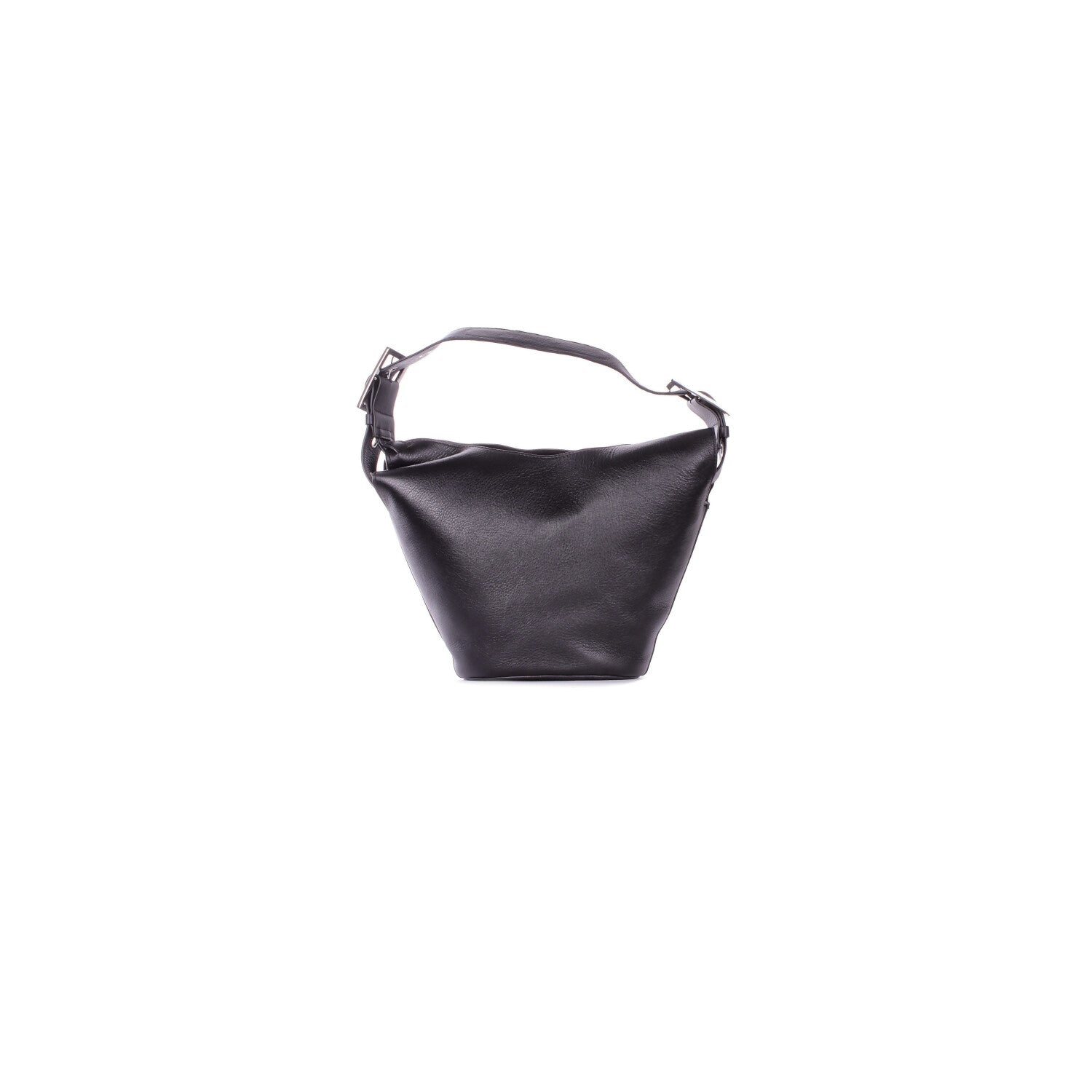 DONDUP Donna Borsa WB305PL0658D 999 Small hobo in pelle Nero