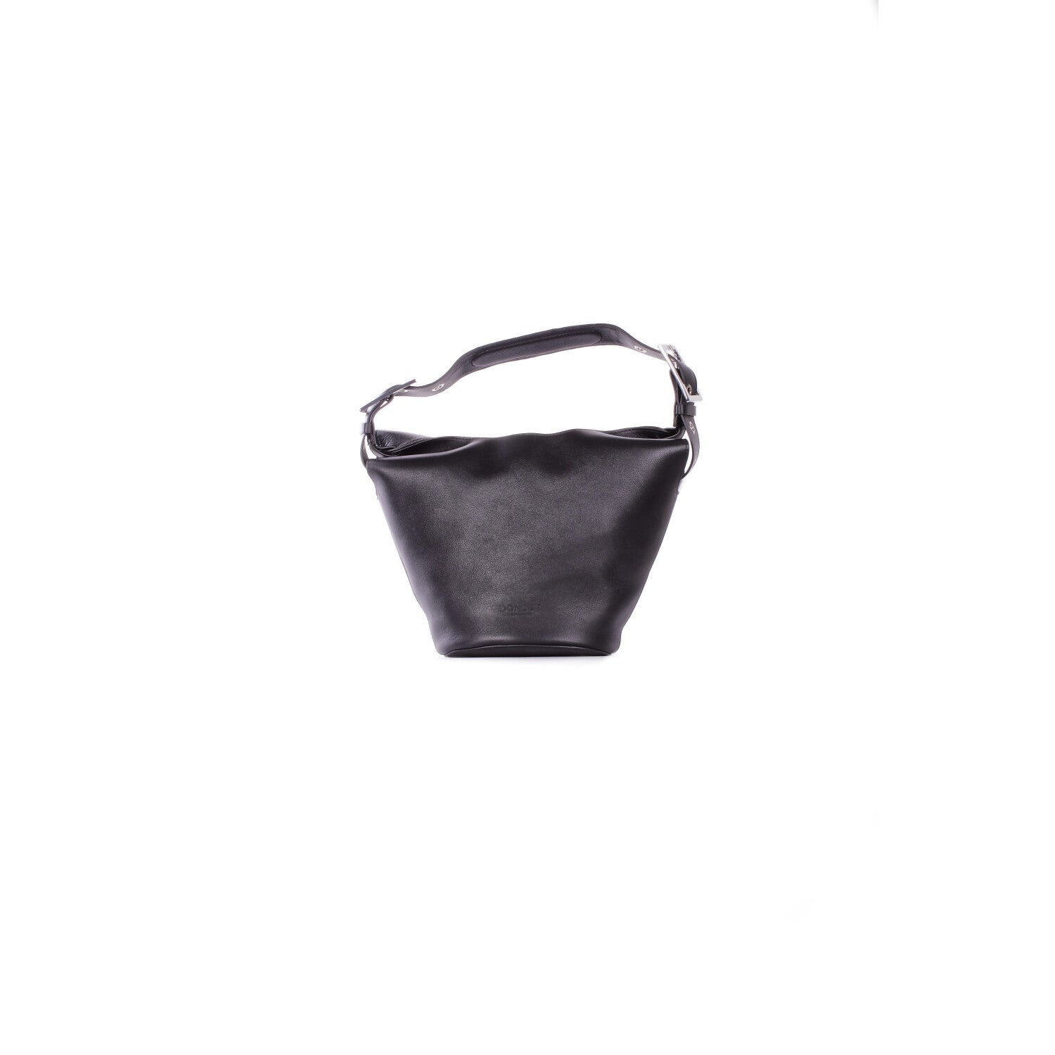 DONDUP Donna Borsa WB305PL0658D 999 Small hobo in pelle Nero