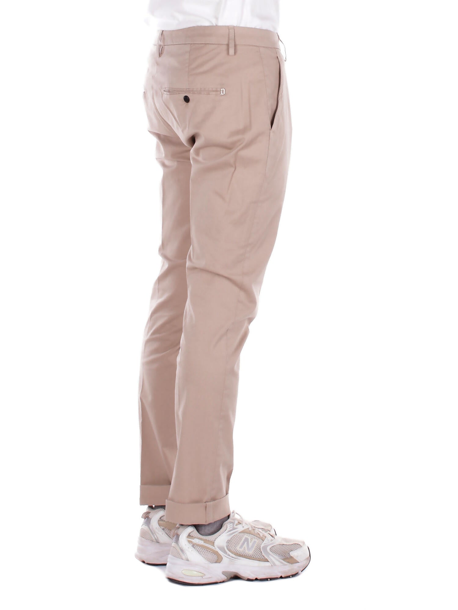 DONDUP Uomo Pantalone UP235GS0096U 010 Pantalone slim chino gaubert i Beige