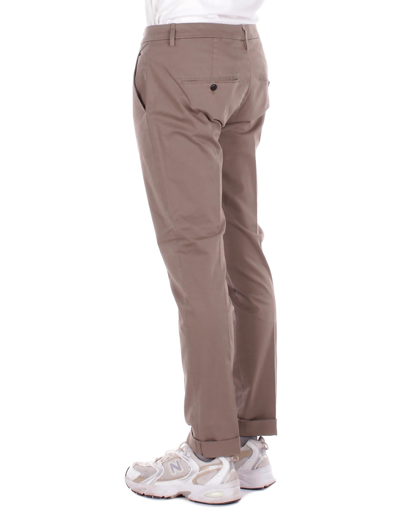DONDUP Uomo Pantalone UP235GS0096U 718 Pantalone slim chino gaubert i Castoro