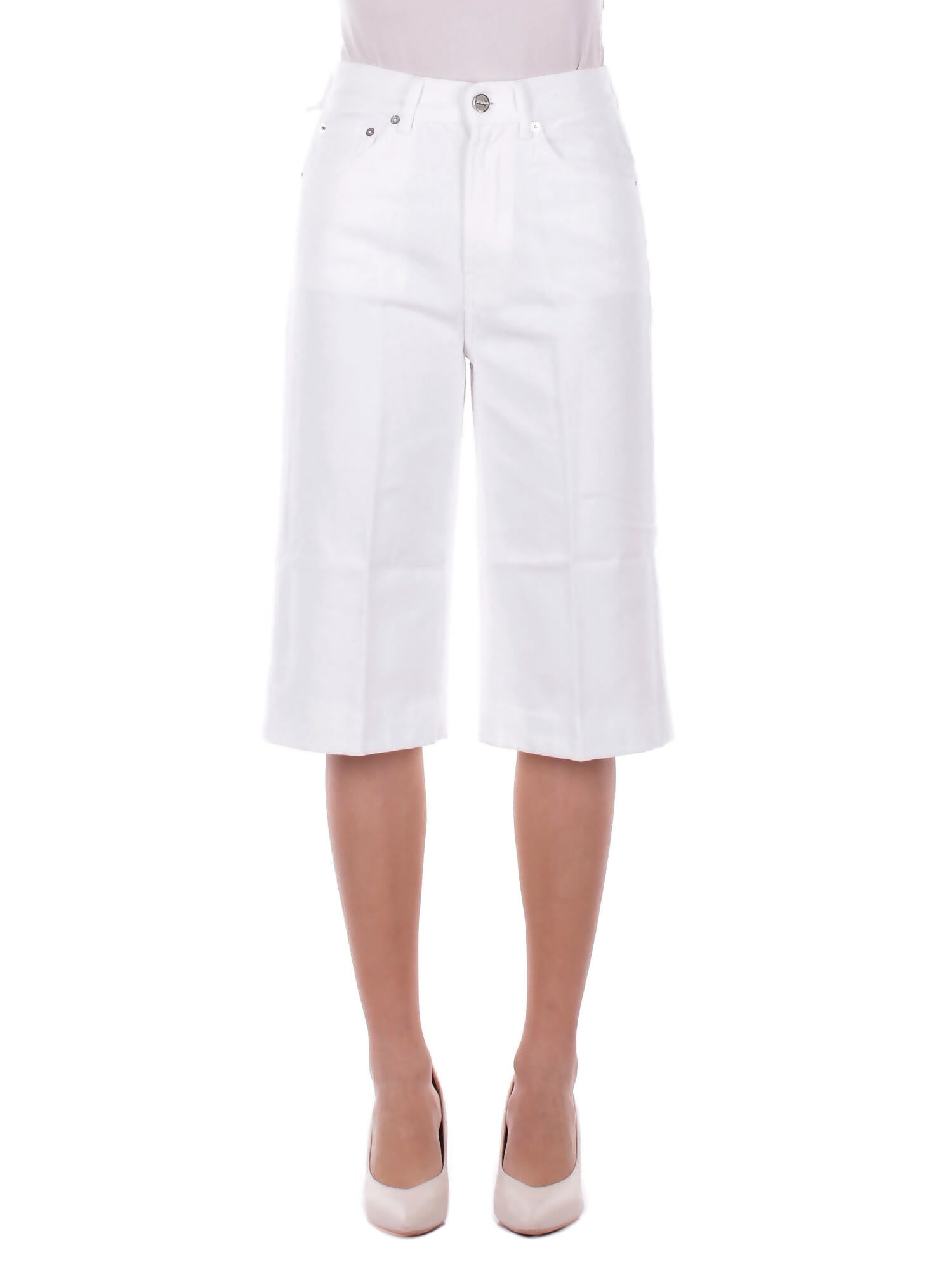 DONDUP Donna Shorts DP859BF0018D 000 Shorts regular delfine in bull Bianco