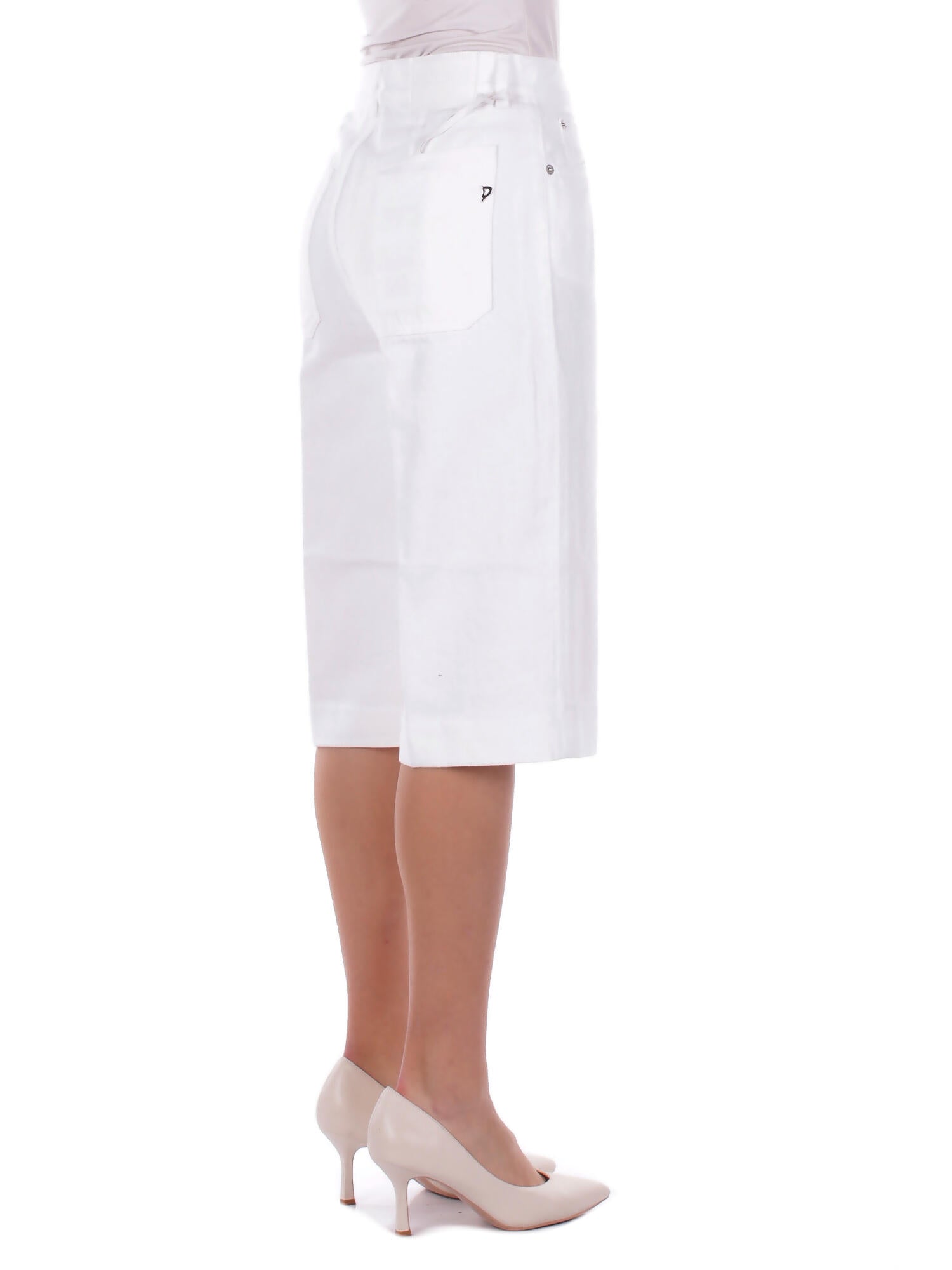 DONDUP Donna Shorts DP859BF0018D 000 Shorts regular delfine in bull Bianco