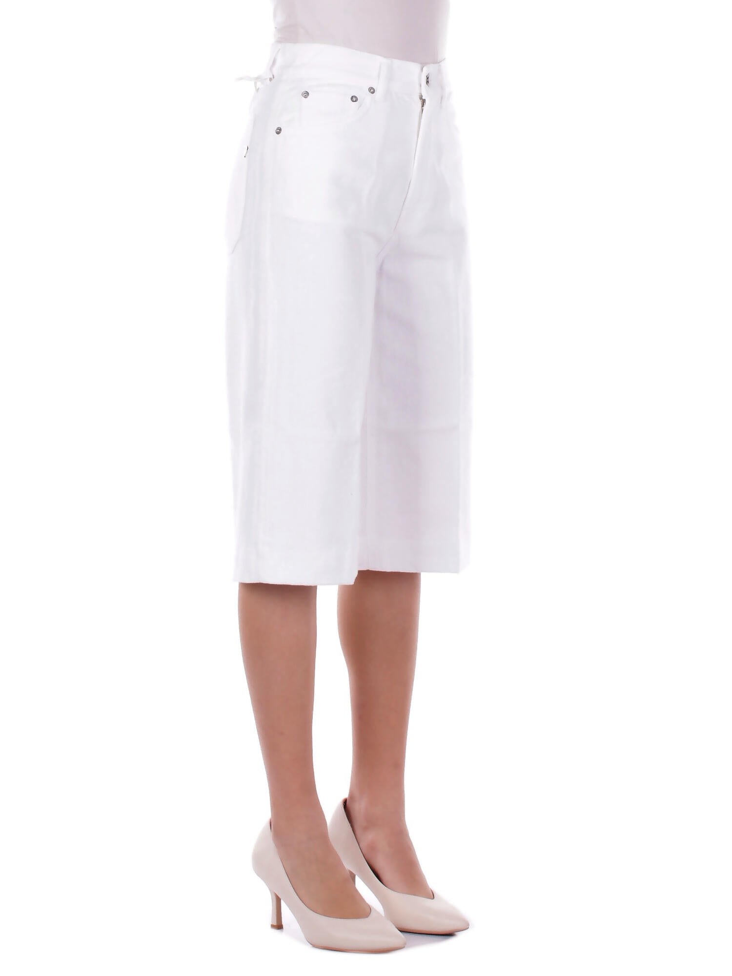 DONDUP Donna Shorts DP859BF0018D 000 Shorts regular delfine in bull Bianco