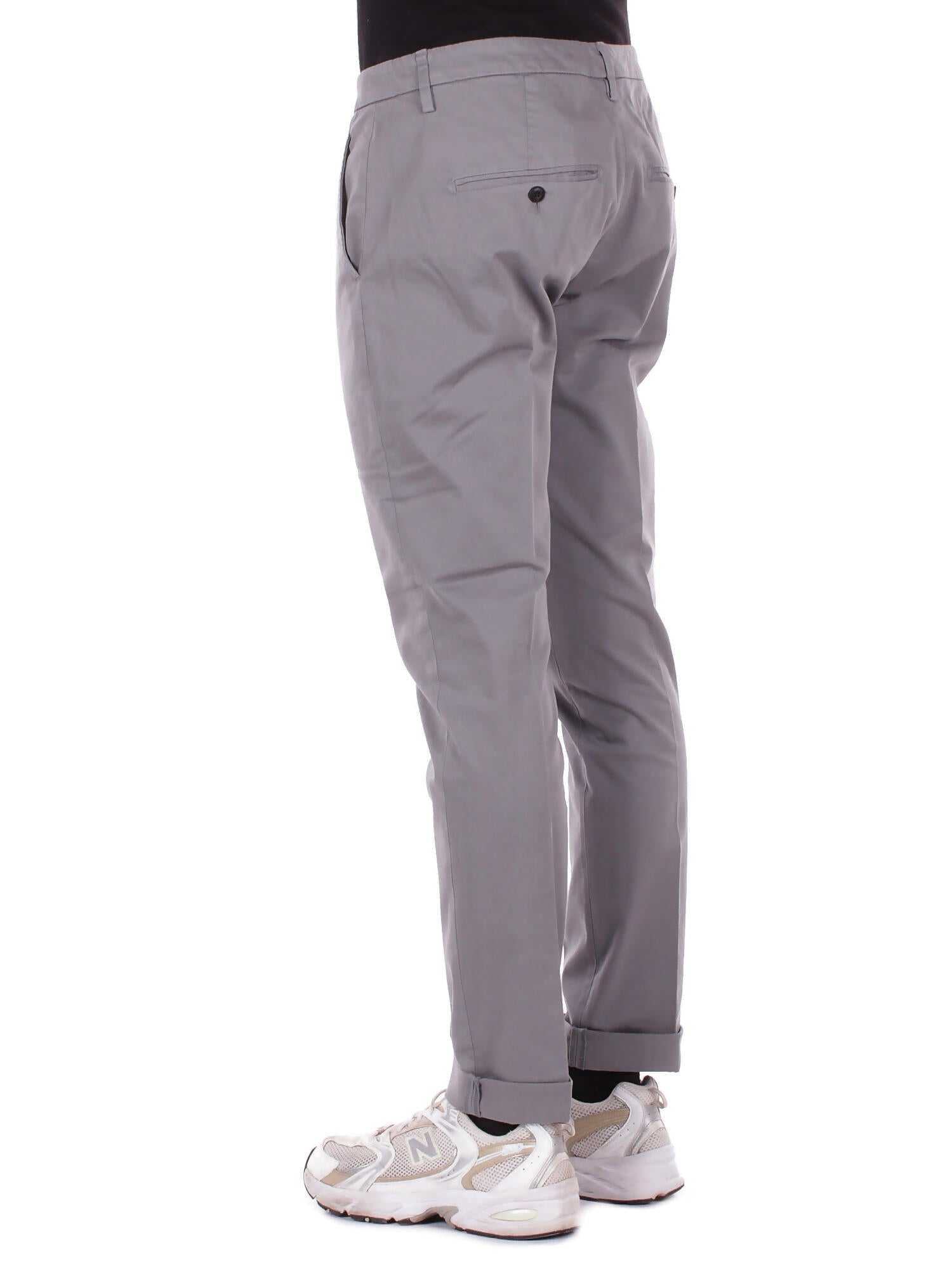 DONDUP Uomo Pantalone UP235GS0096U 903 Pantalone slim chino gaubert i Grigio
