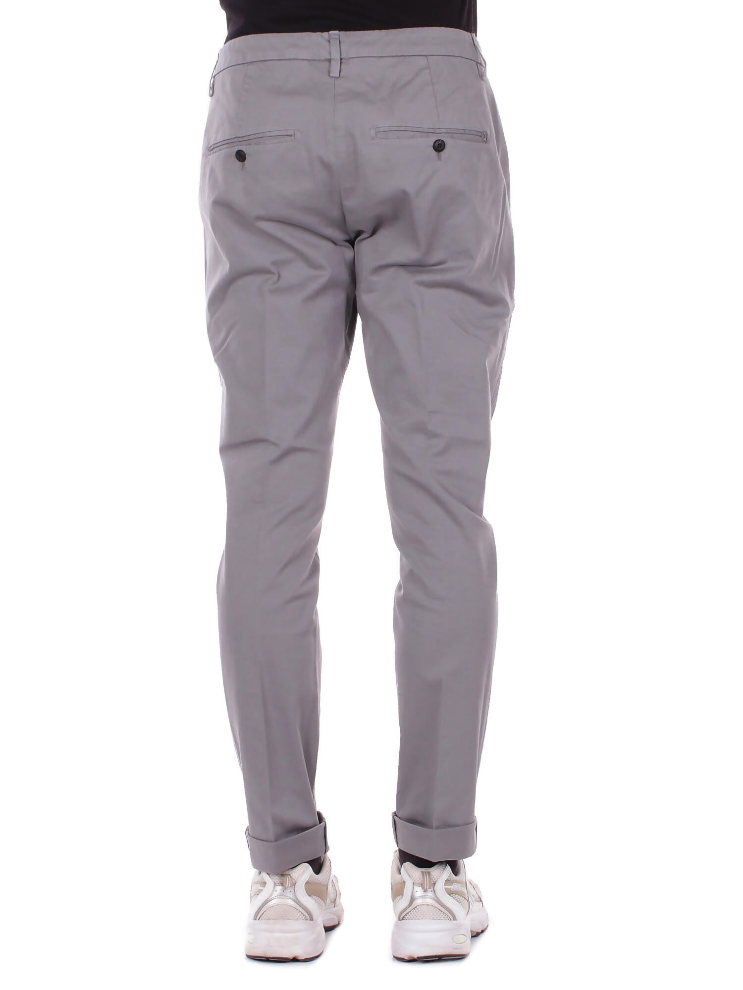 DONDUP Uomo Pantalone UP235GS0096U 903 Pantalone slim chino gaubert i Grigio