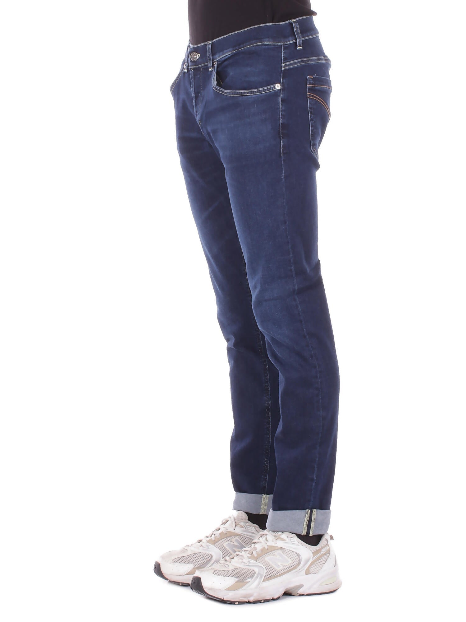 DONDUP Uomo Jeans UP232DS0334U 800 Jeans 5tasche skinny george Denim blu