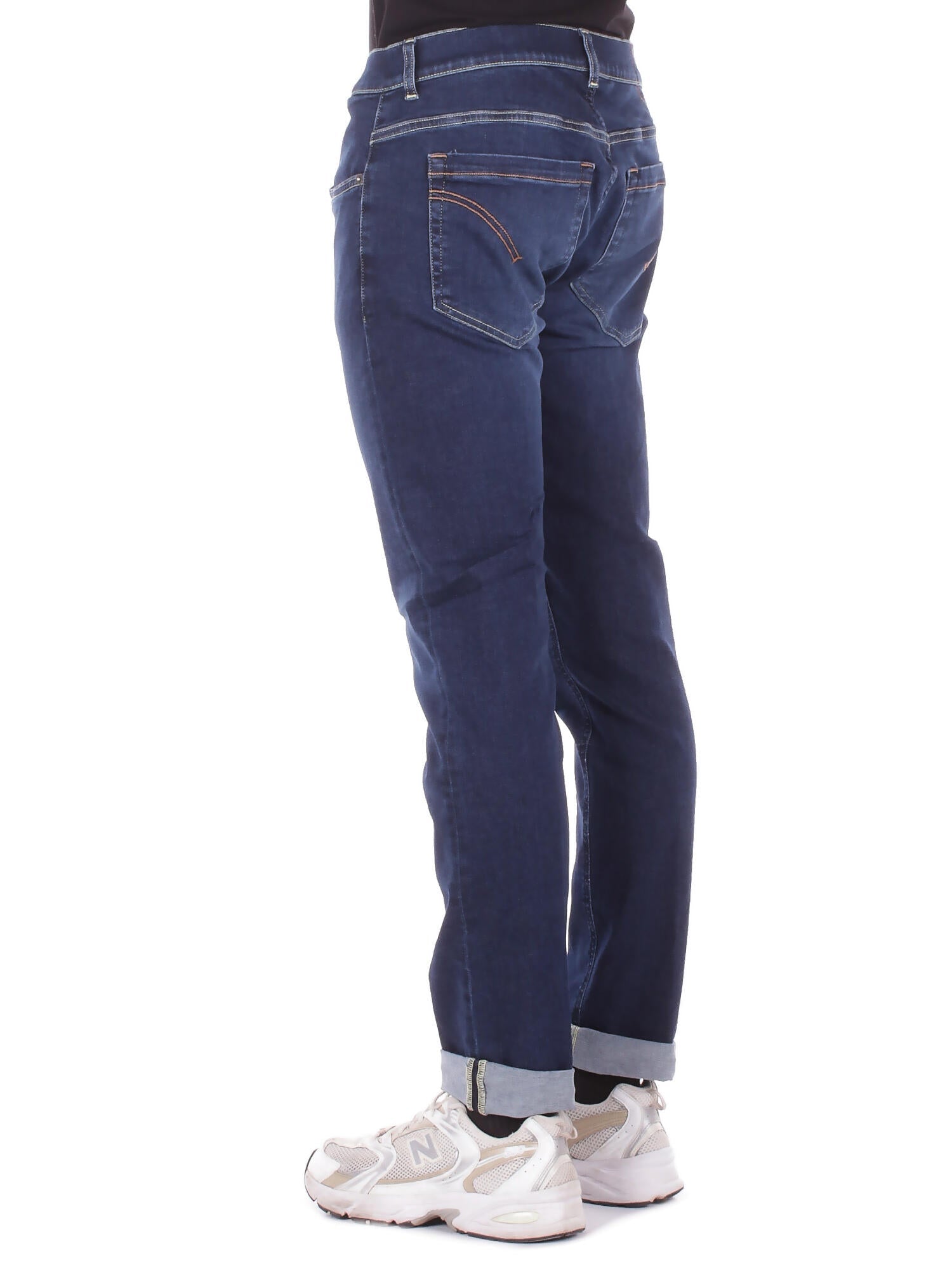 DONDUP Uomo Jeans UP232DS0334U 800 Jeans 5tasche skinny george Denim blu